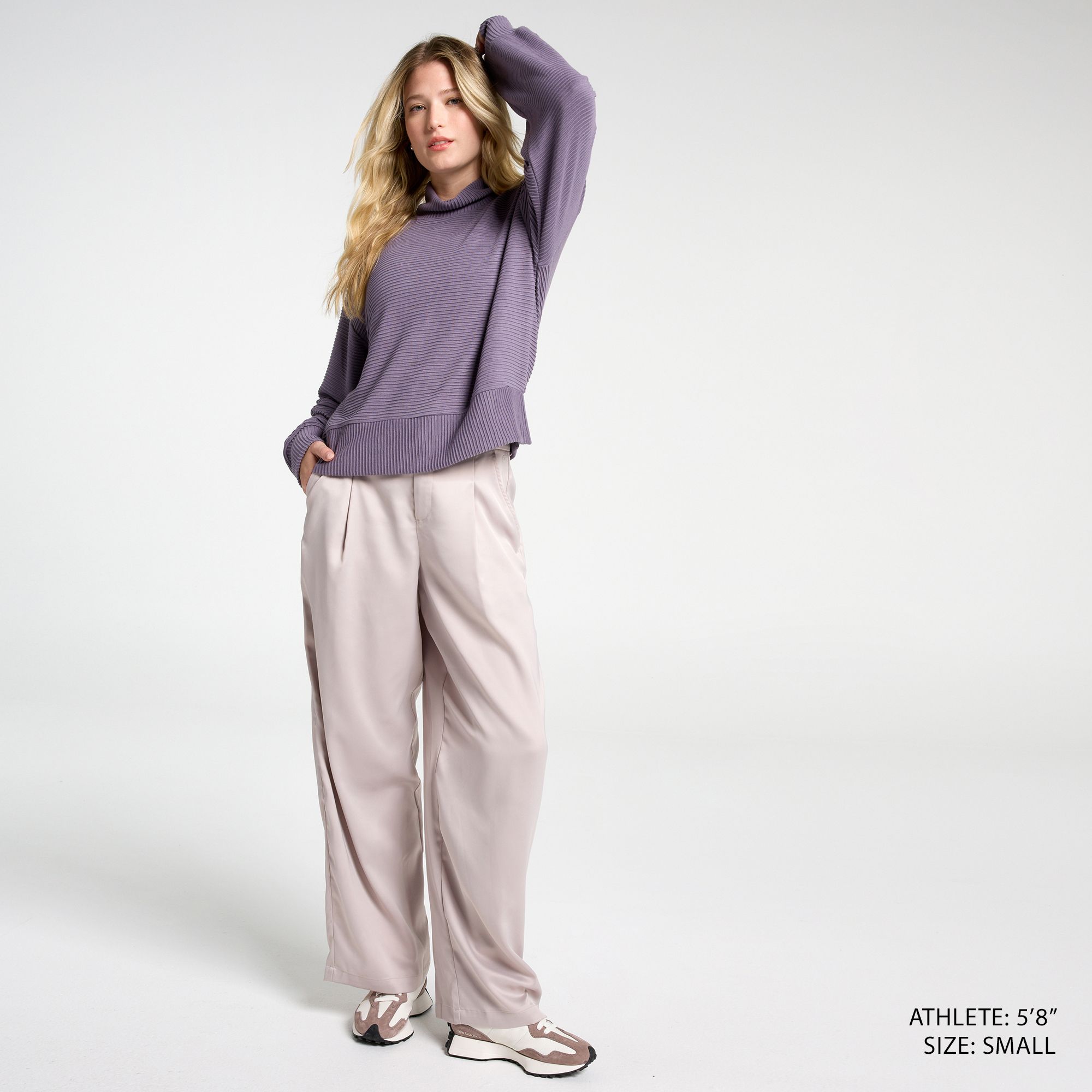 CALIA Women's Elevate Rib Mock Neck Shirt product image