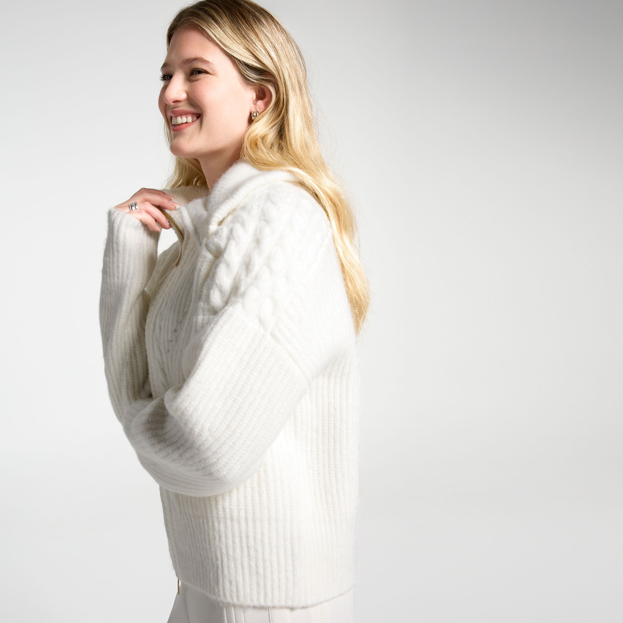 CALIA Women's Oversized Full Zip Sweater product image