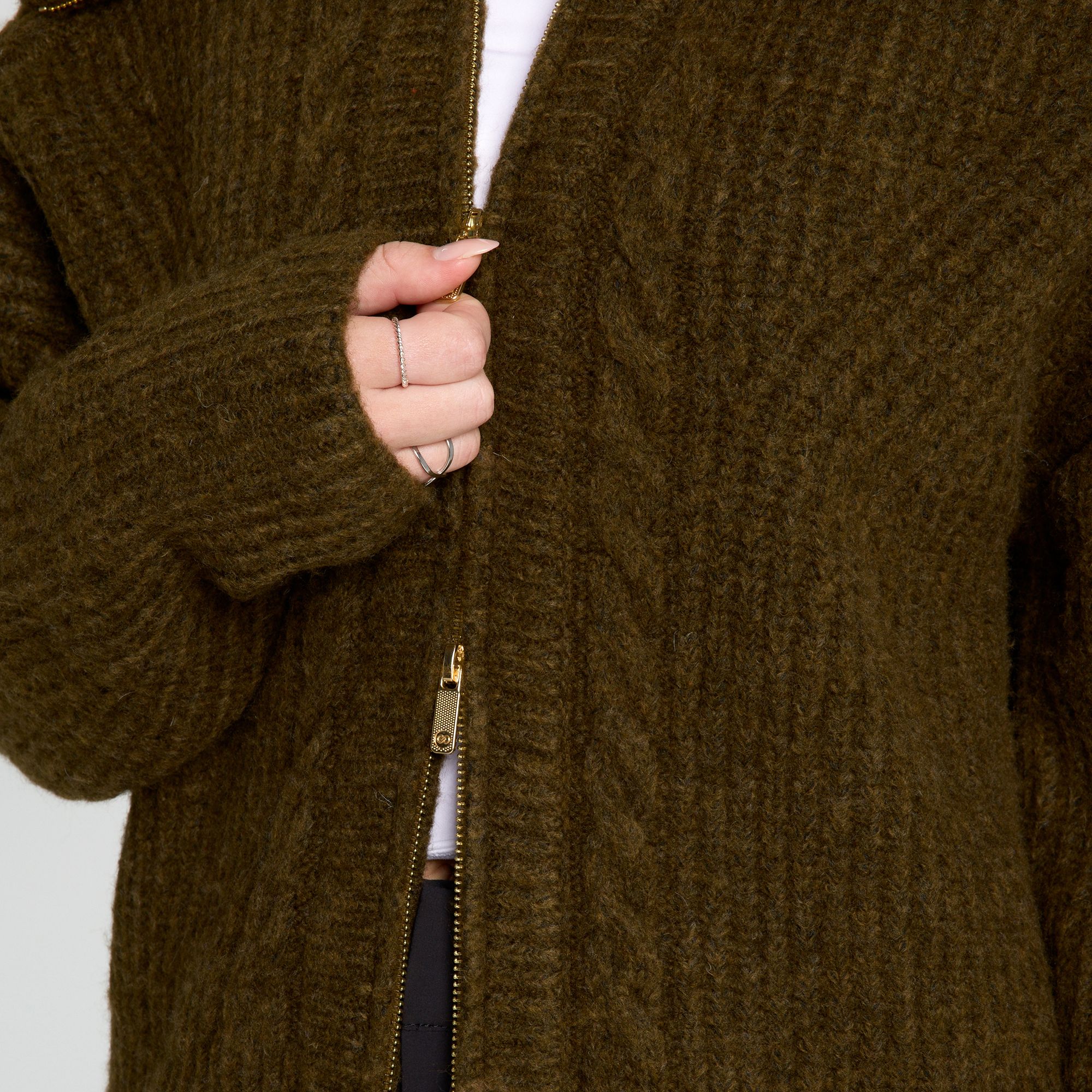 CALIA Women's Oversized Full Zip Sweater product image