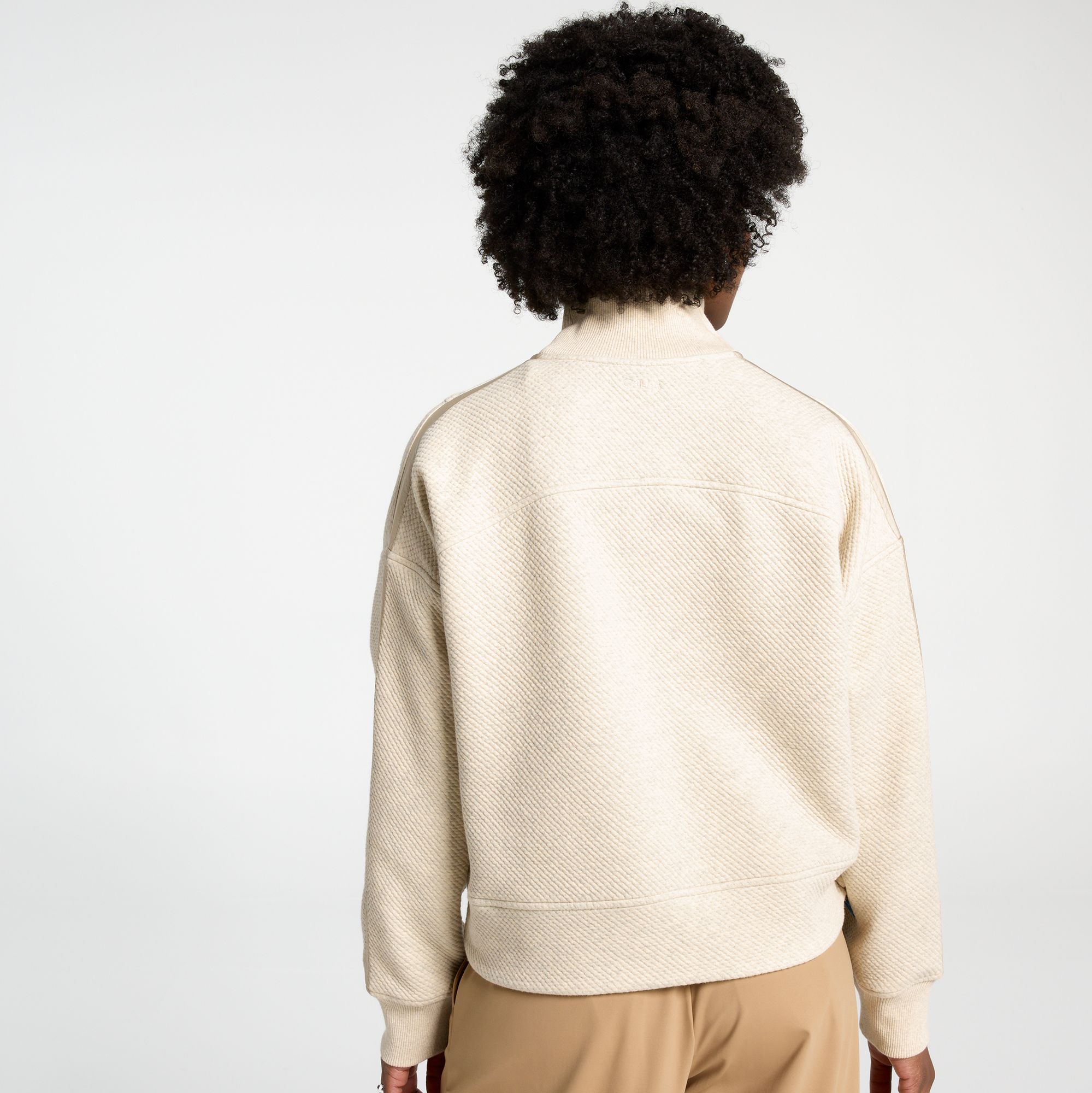 CALIA Women's Elevate Ripple 1/4 Zip Pullover product image