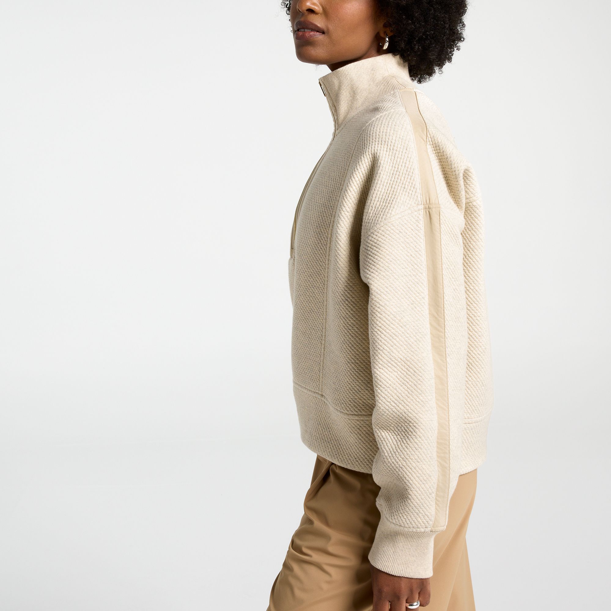 CALIA Women's Elevate Ripple 1/4 Zip Pullover product image