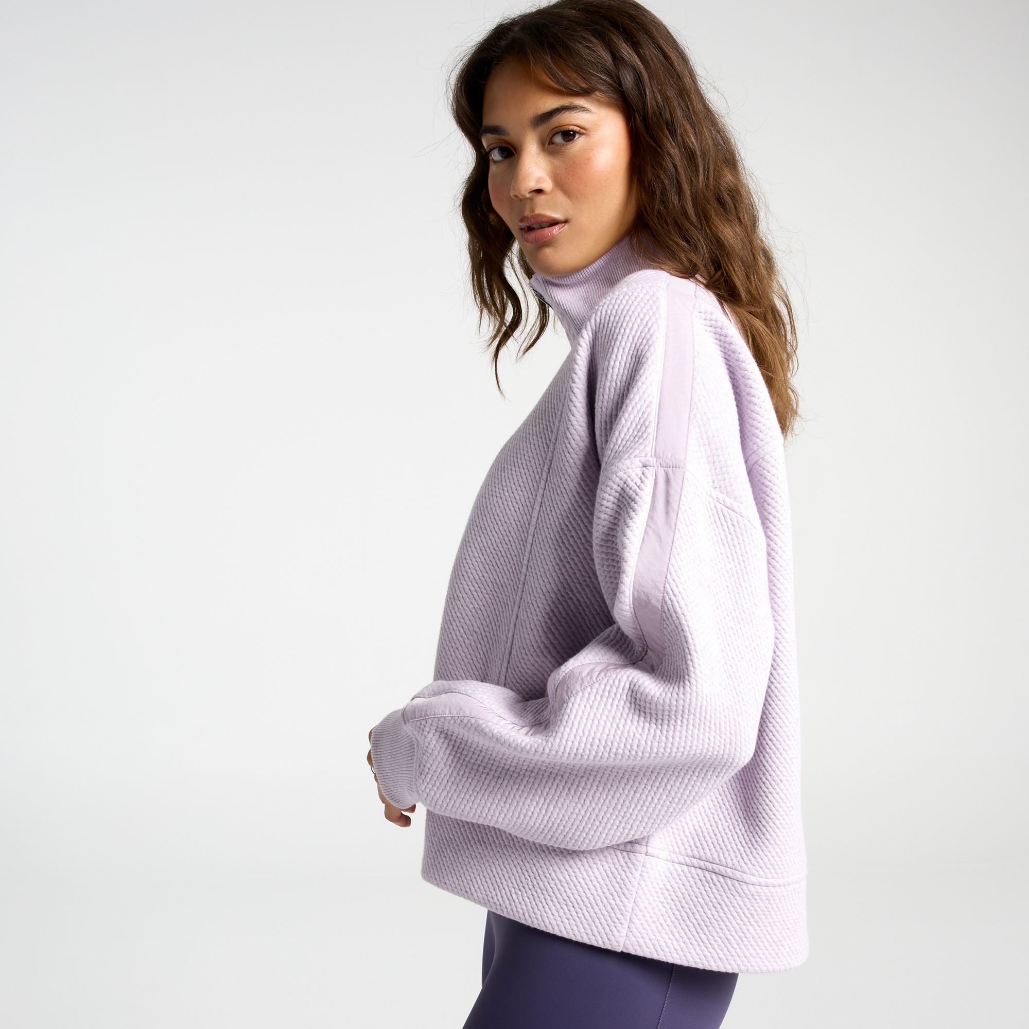 CALIA Women's Elevate Ripple 1/4 Zip Pullover product image