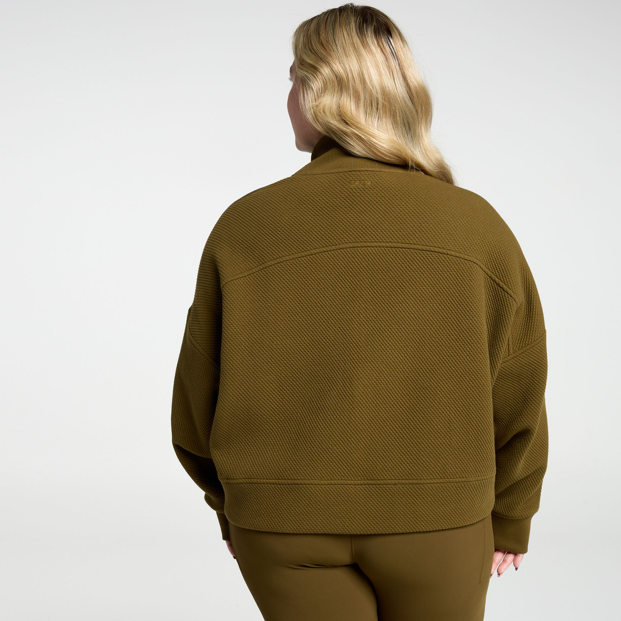 CALIA Women's Elevate Ripple 1/4 Zip Pullover product image