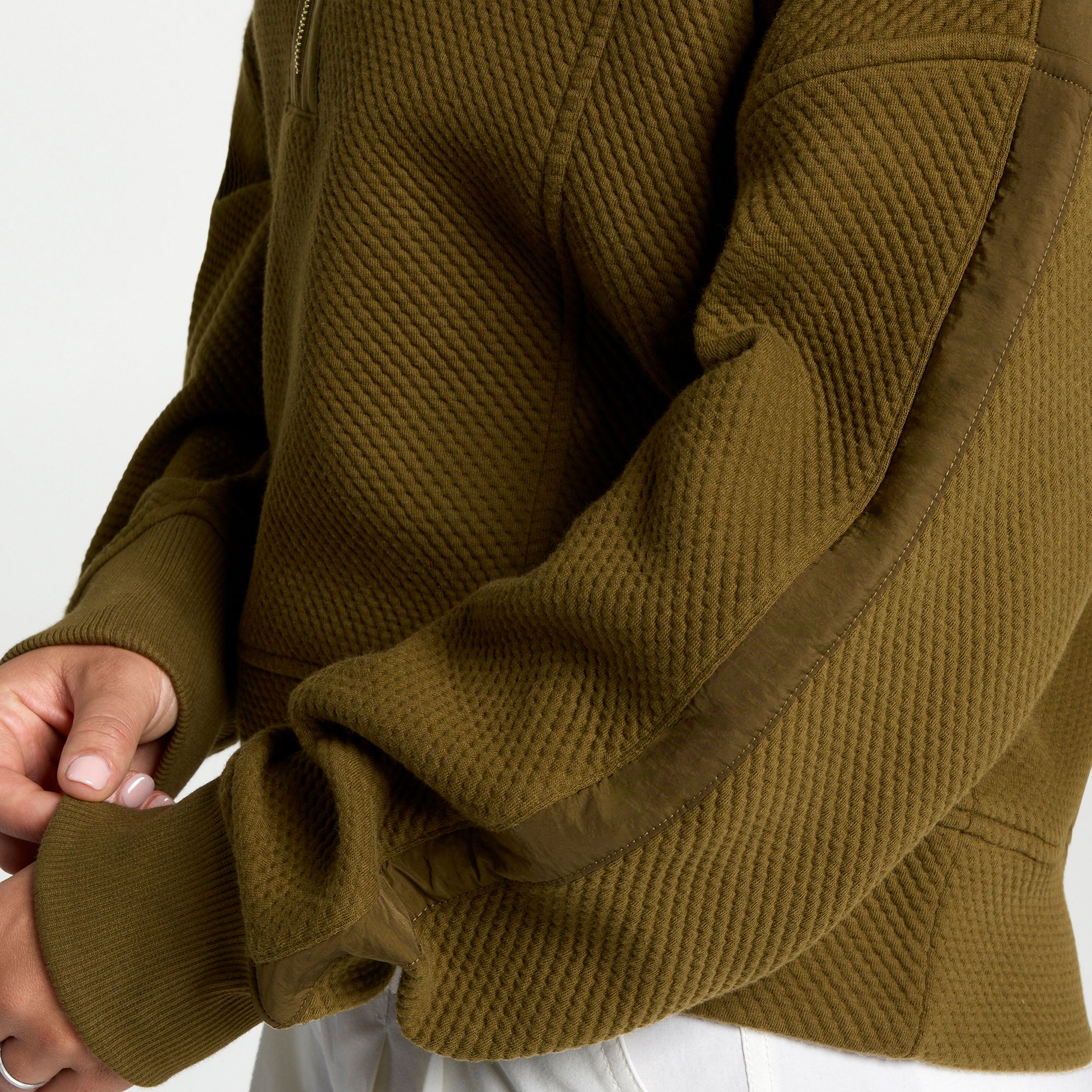 CALIA Women's Elevate Ripple 1/4 Zip Pullover product image