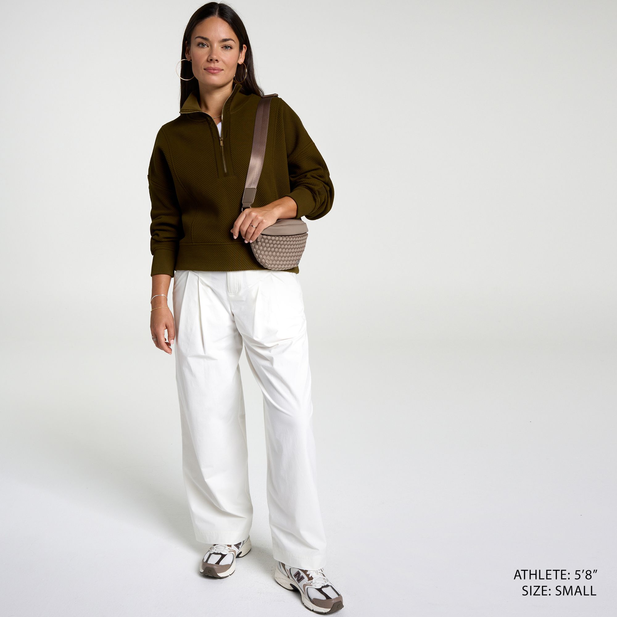 CALIA Women's Elevate Ripple 1/4 Zip Pullover product image