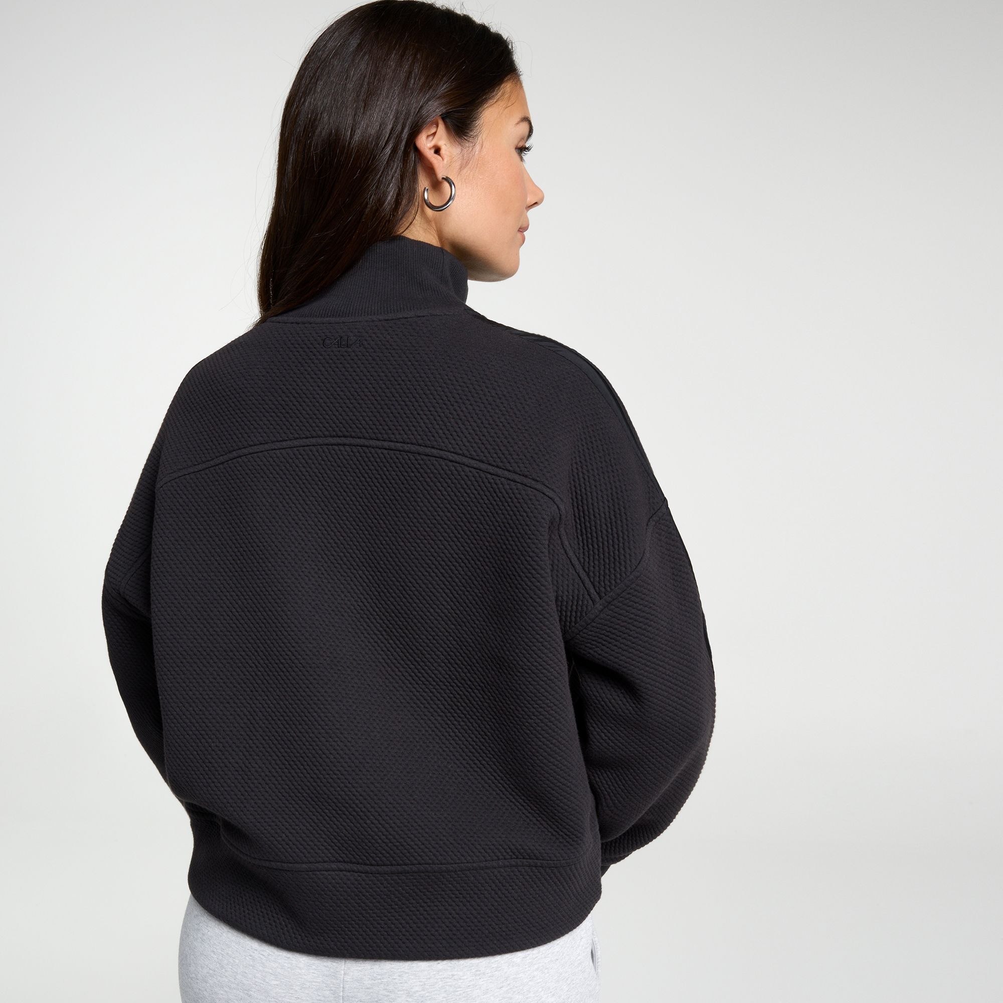 CALIA Women's Elevate Ripple 1/4 Zip Pullover product image