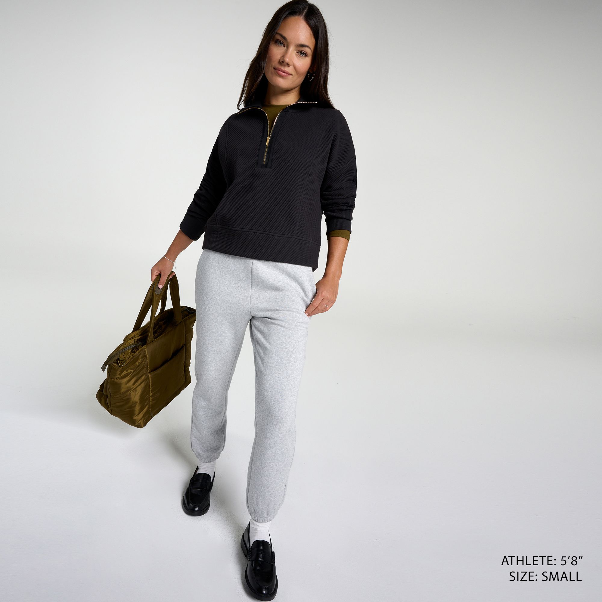 CALIA Women's Elevate Ripple 1/4 Zip Pullover product image