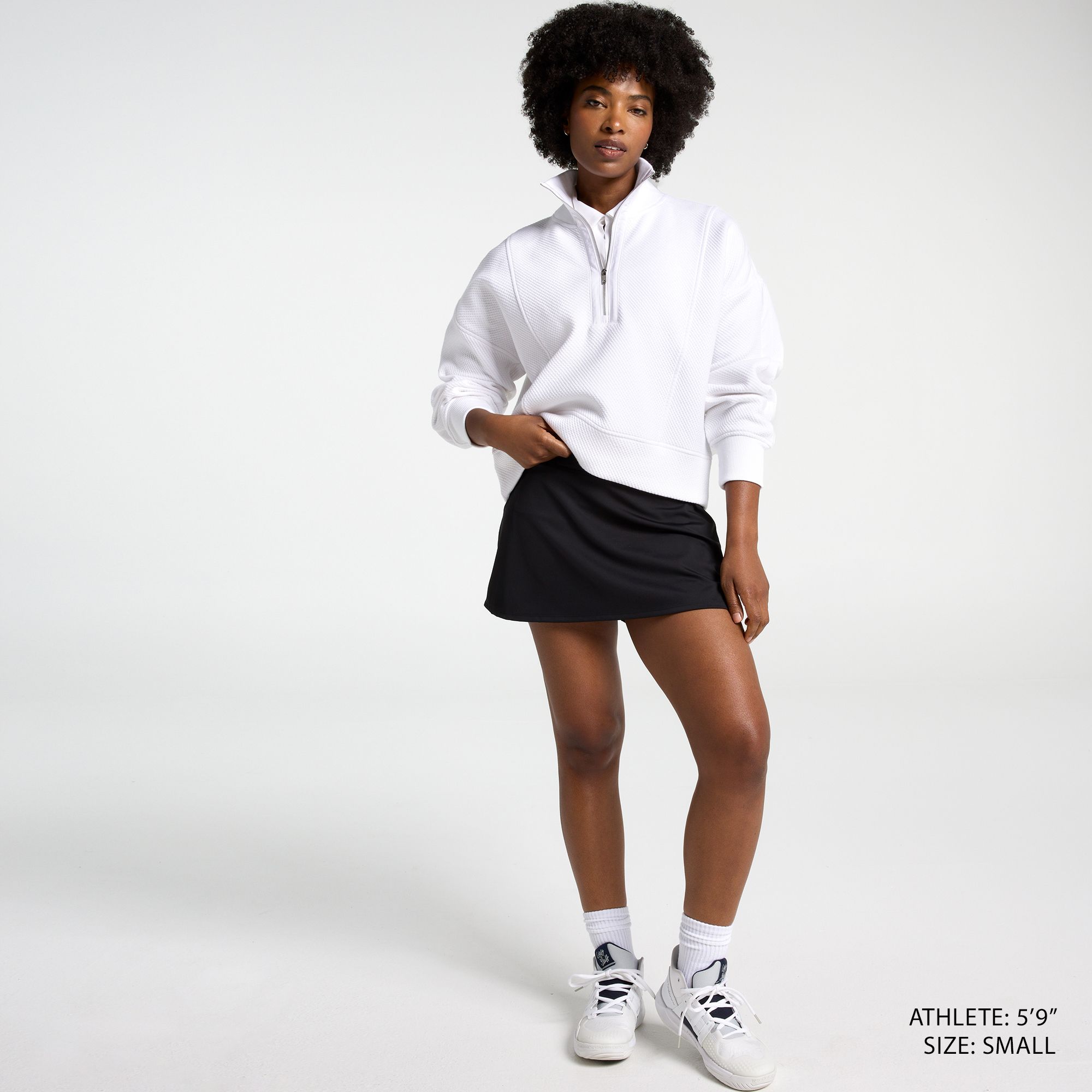 CALIA Women's Elevate Ripple 1/4 Zip Pullover product image