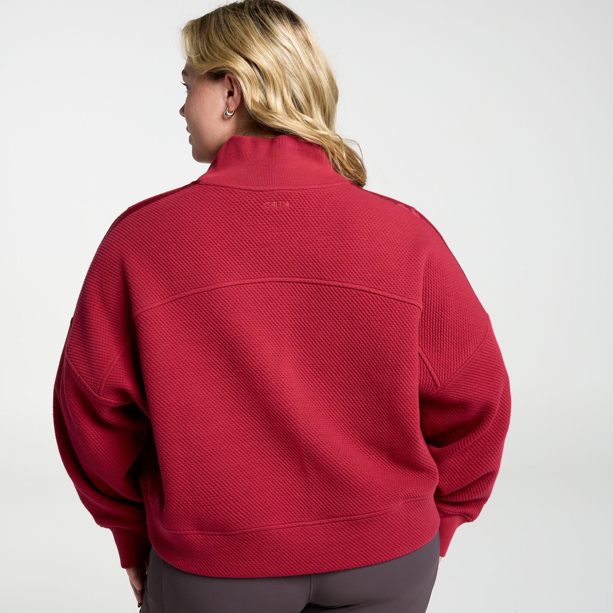 CALIA Women's Elevate Ripple 1/4 Zip Pullover product image