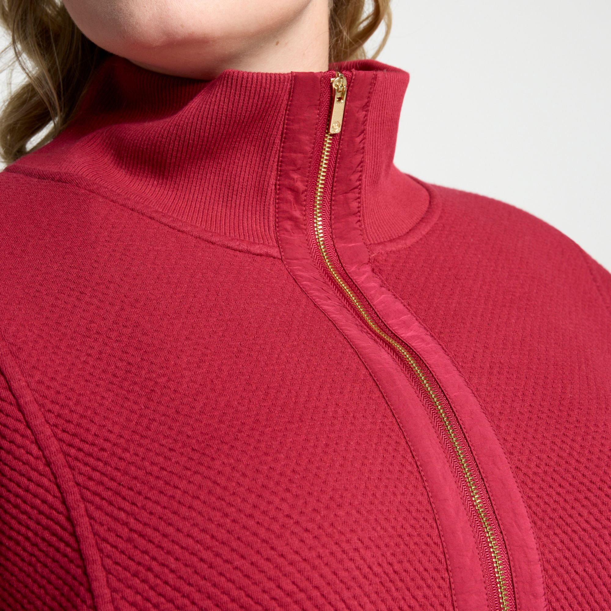 CALIA Women's Elevate Ripple 1/4 Zip Pullover product image