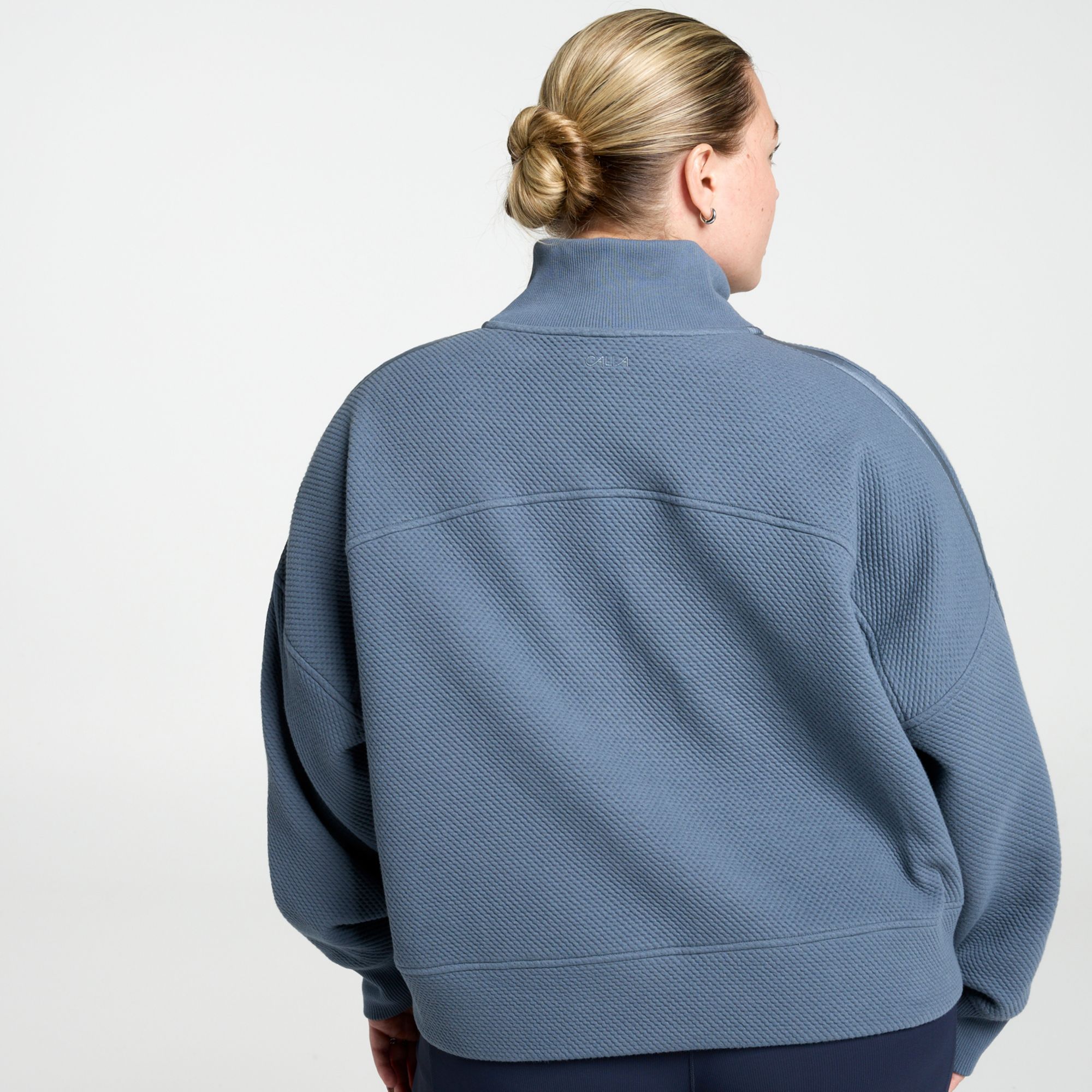 CALIA Women's Elevate Ripple 1/4 Zip Pullover product image