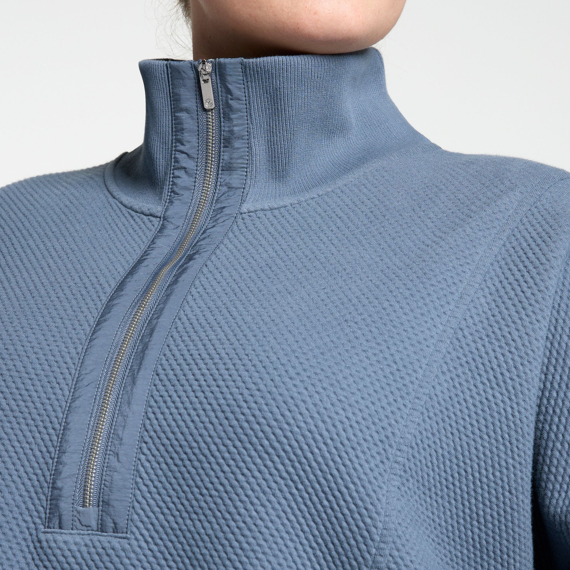 CALIA Women's Elevate Ripple 1/4 Zip Pullover product image