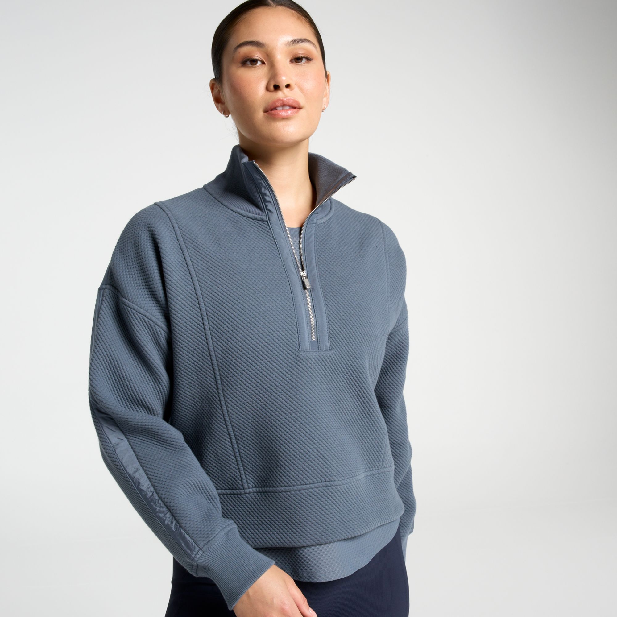 CALIA Women's Elevate Ripple 1/4 Zip Pullover product image