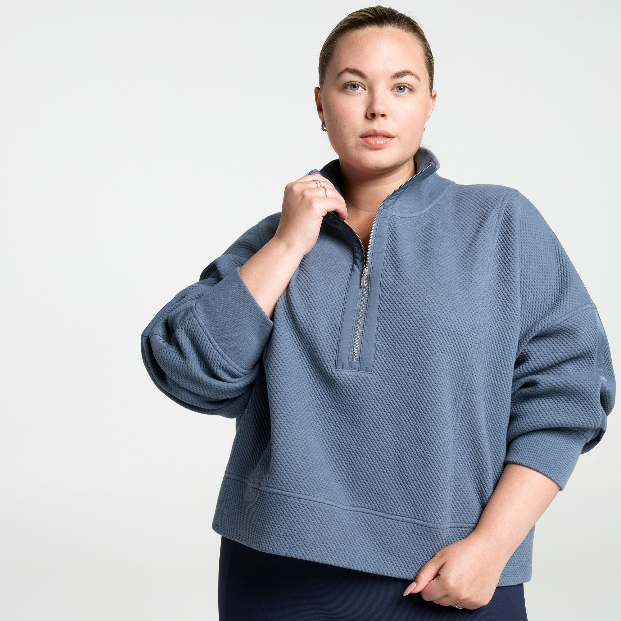CALIA Women's Elevate Ripple 1/4 Zip Pullover product image