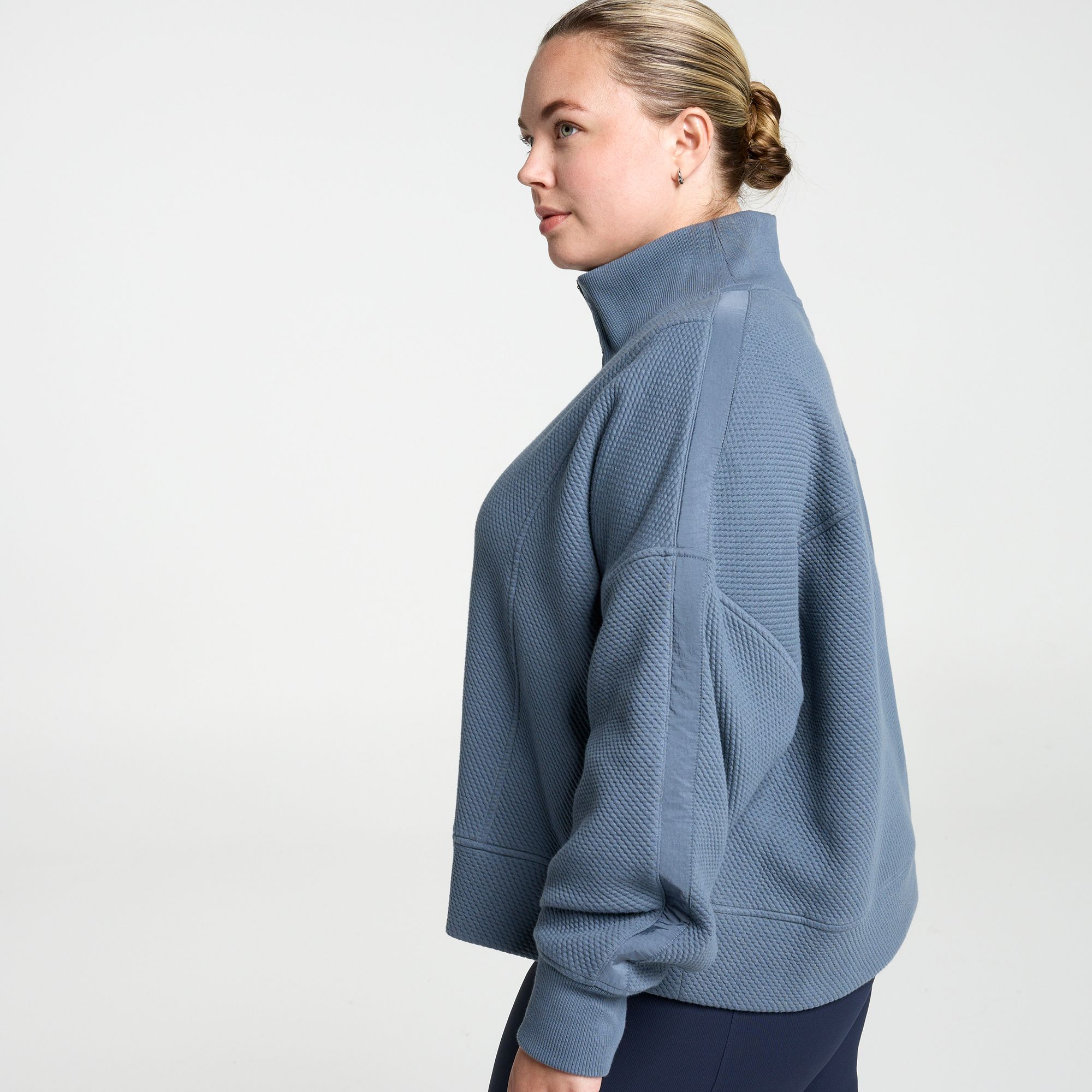 CALIA Women's Elevate Ripple 1/4 Zip Pullover product image