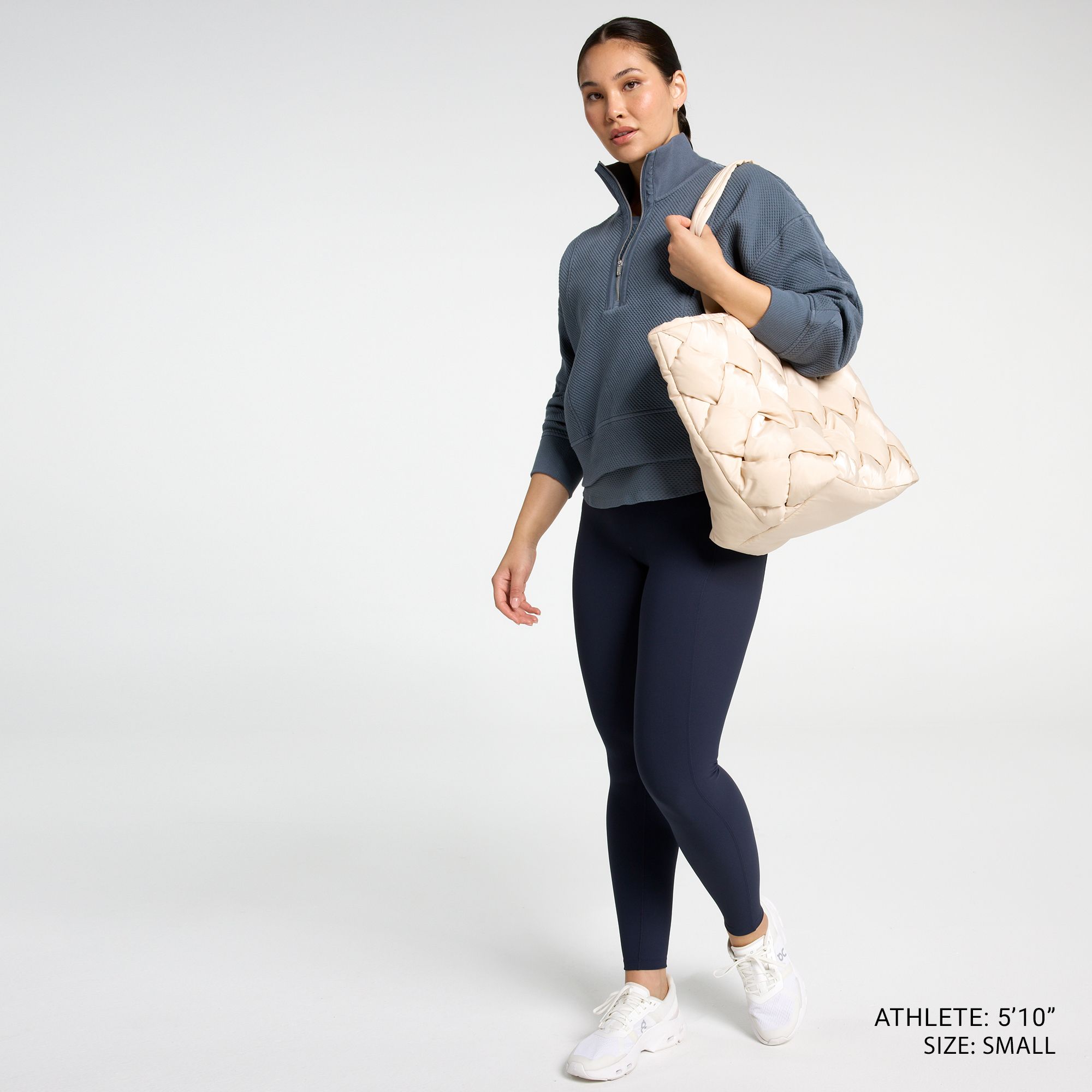 CALIA Women's Elevate Ripple 1/4 Zip Pullover product image