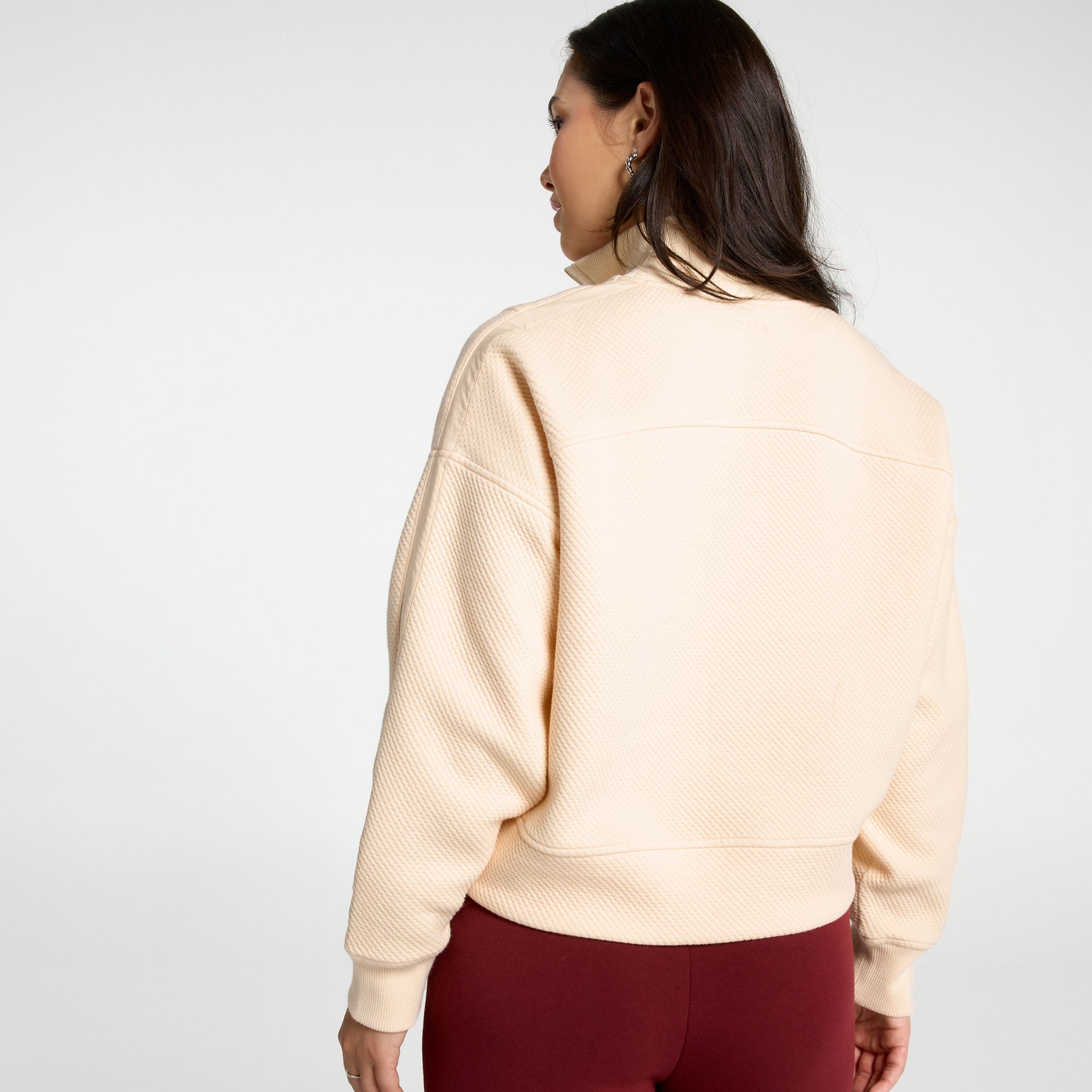 CALIA Women's Elevate Ripple 1/4 Zip Pullover product image