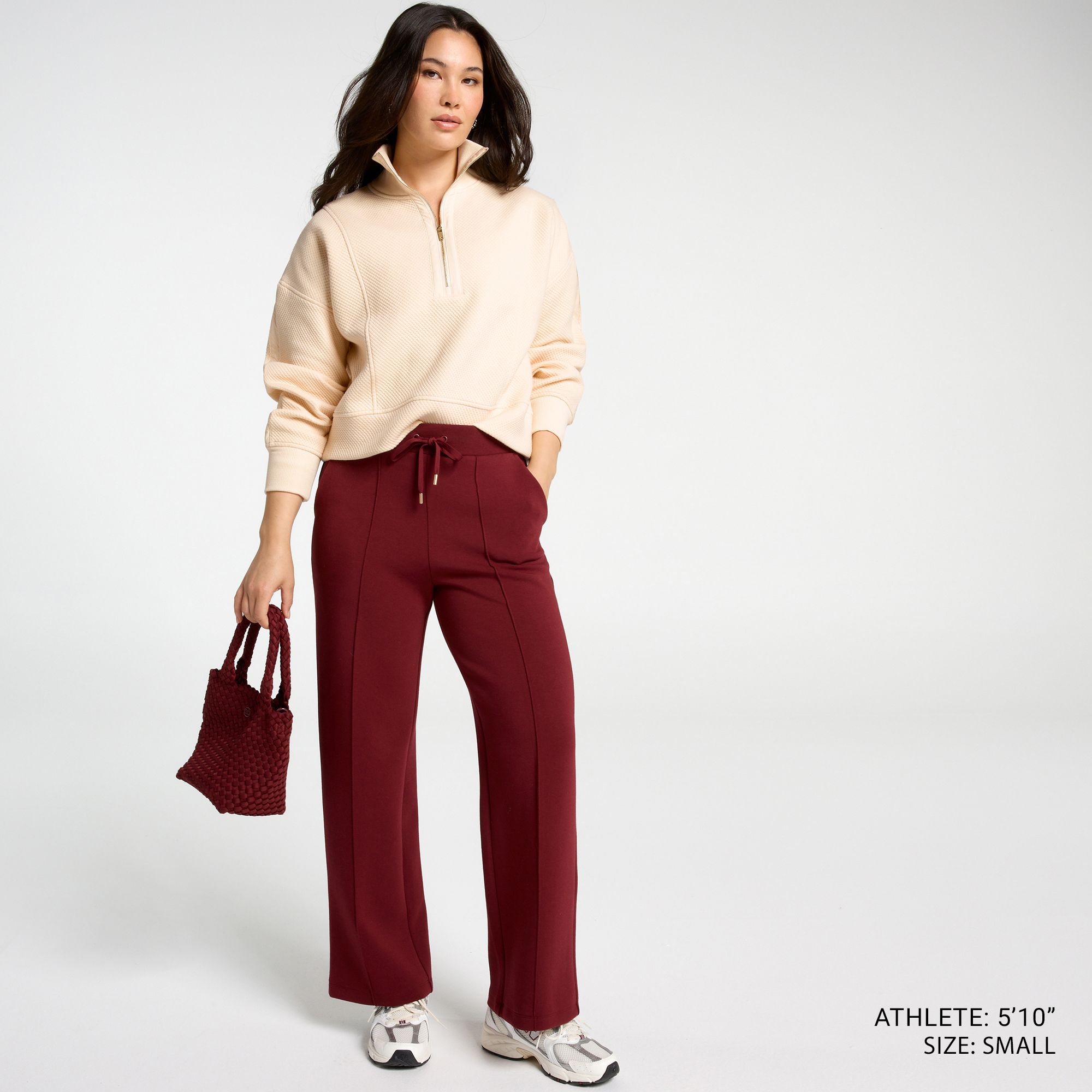 CALIA Women's Elevate Ripple 1/4 Zip Pullover product image