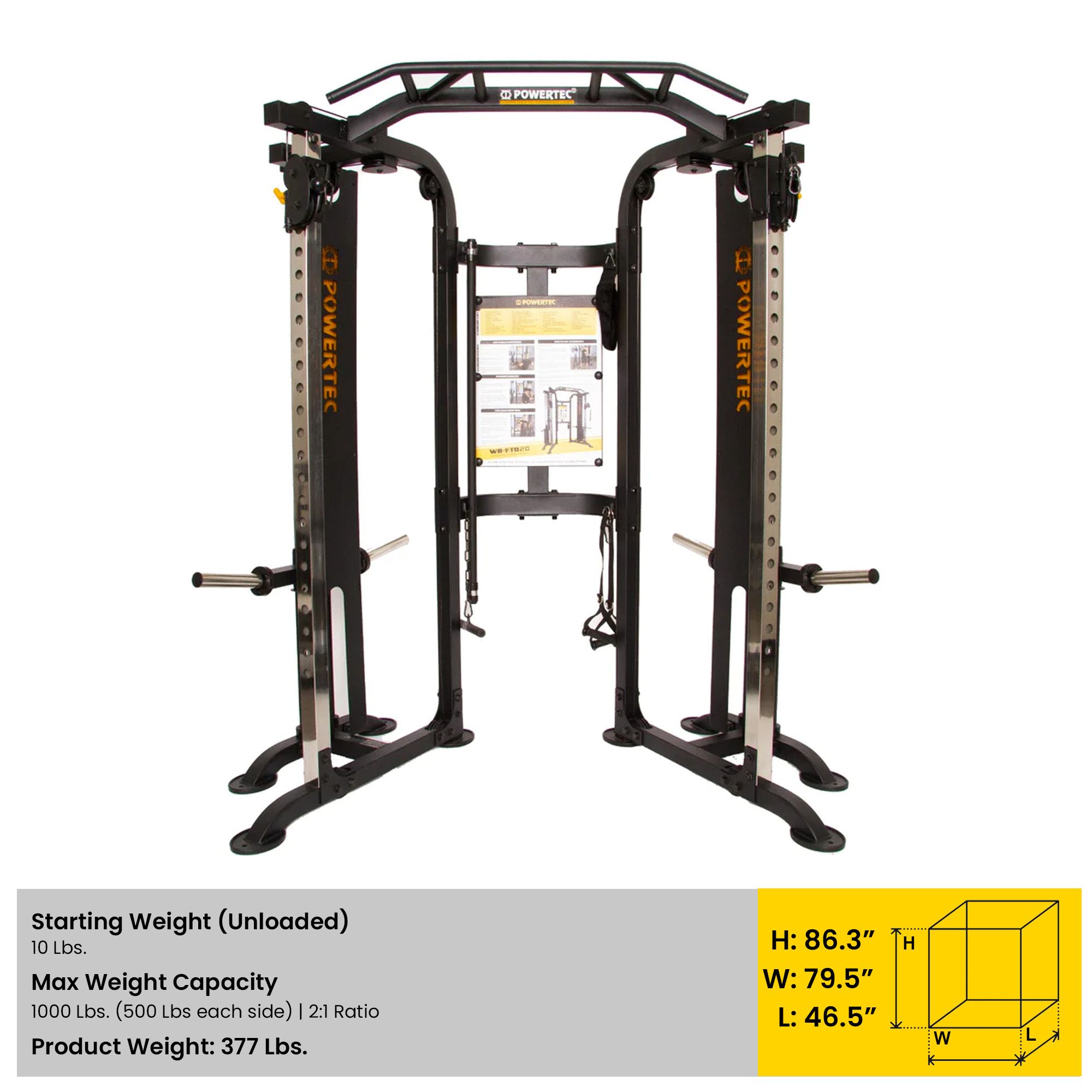 Powertec Functional Trainer Deluxe Gym System product image