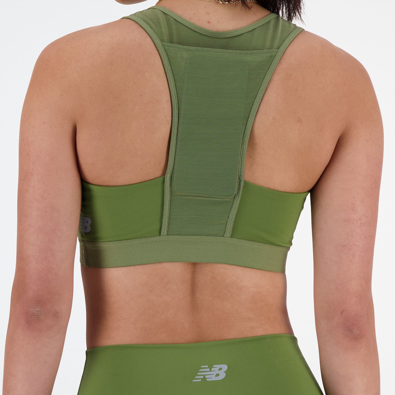 New Balance Women's Sleek Medium-Support Pocket Sports Bra product image