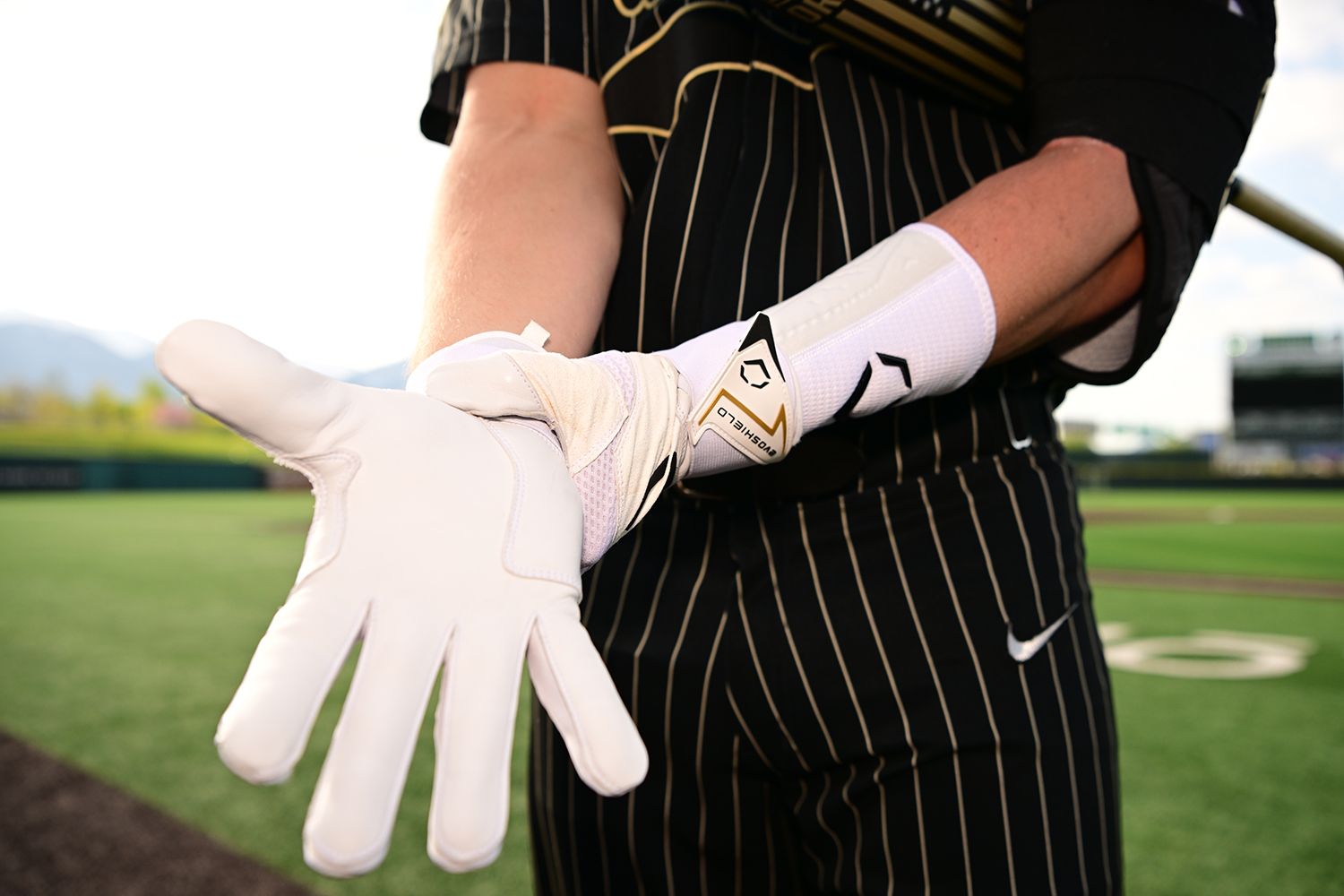 Evoshield Adult Full Wrap Carbyne Batting Gloves product image