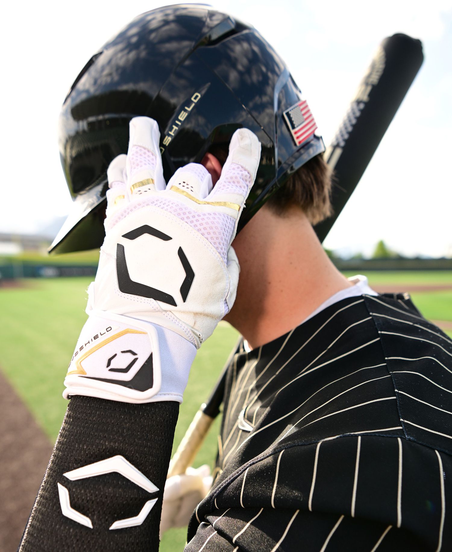 Evoshield Adult Full Wrap Carbyne Batting Gloves product image