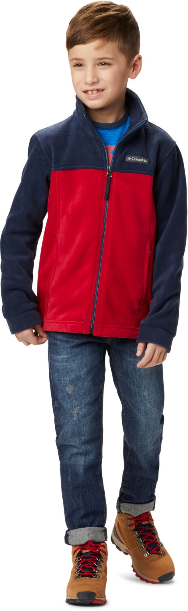 columbia boys fleece jacket