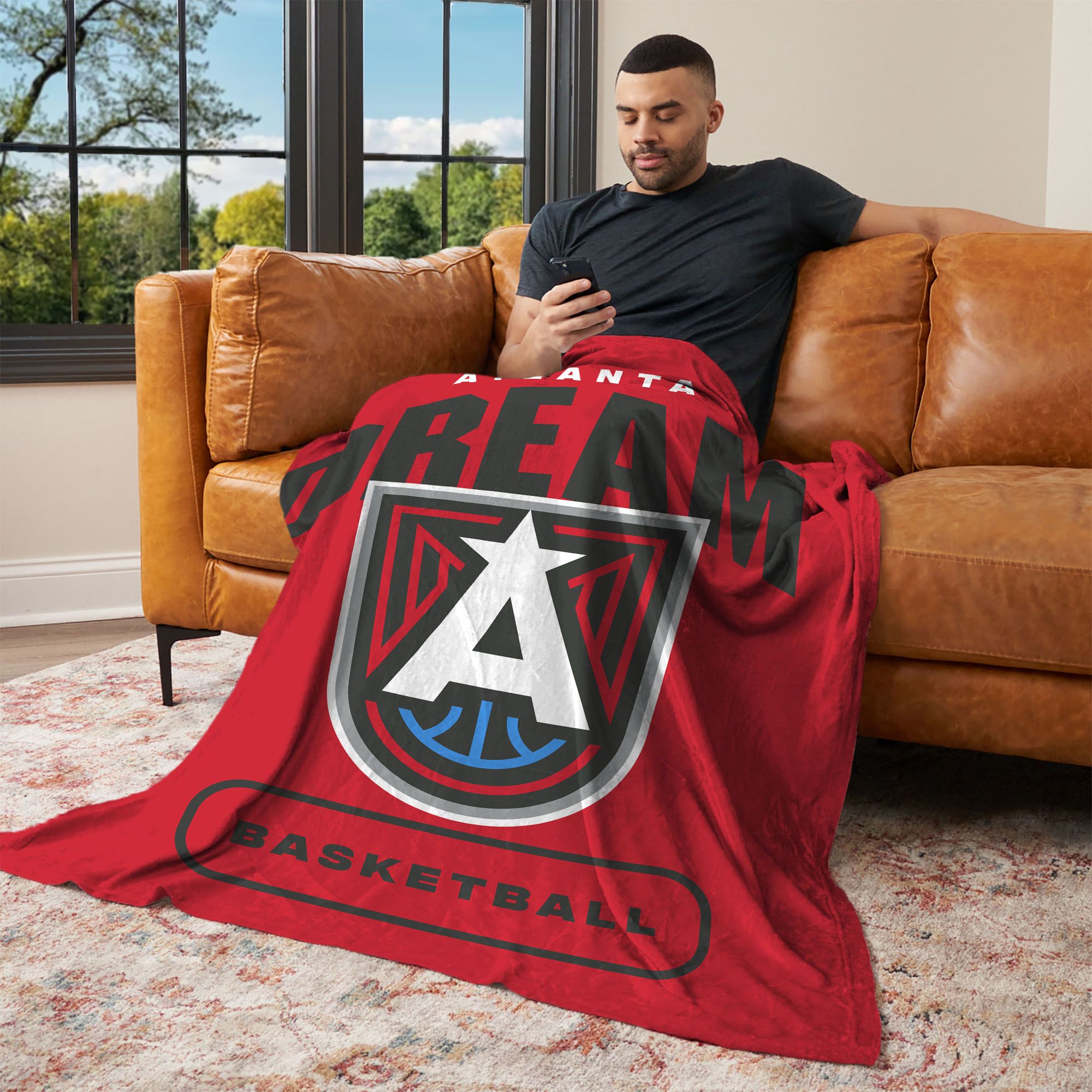 Northwest Atlanta Dream Multi High Block Throw Blanket product image