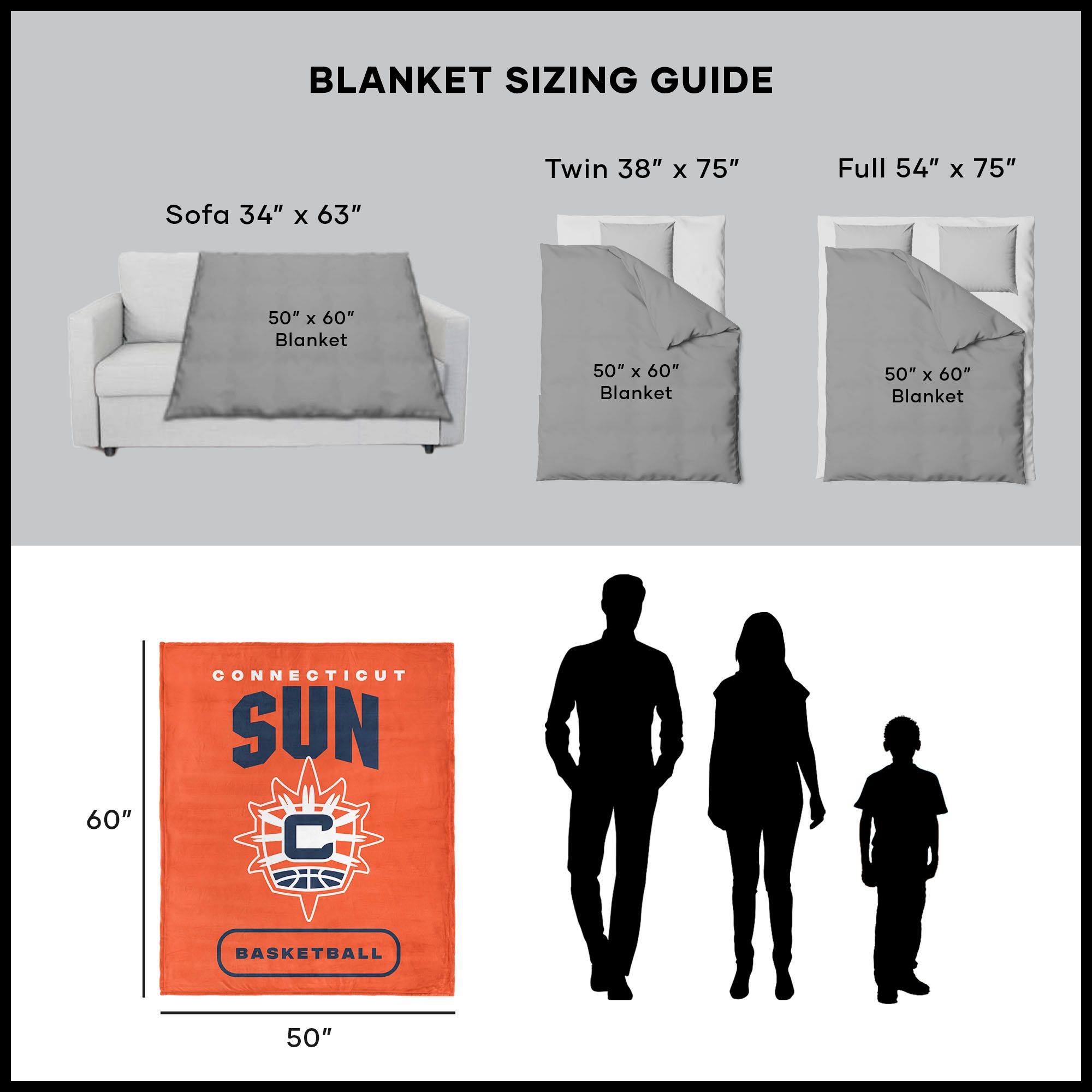 Northwest Connecticut Sun Multi High Block Throw Blanket product image