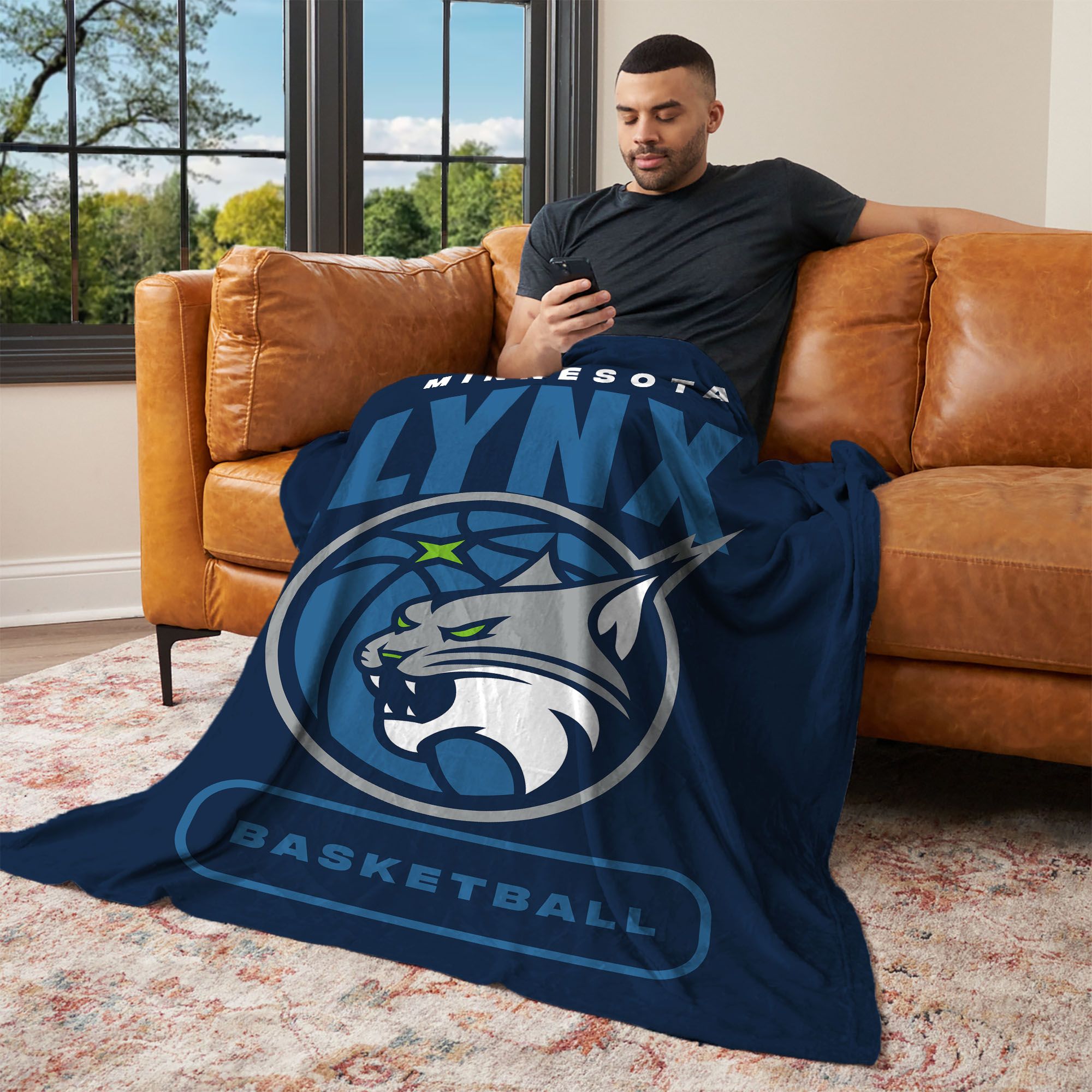 Northwest Minnesota Lynx Multi High Block Throw Blanket product image