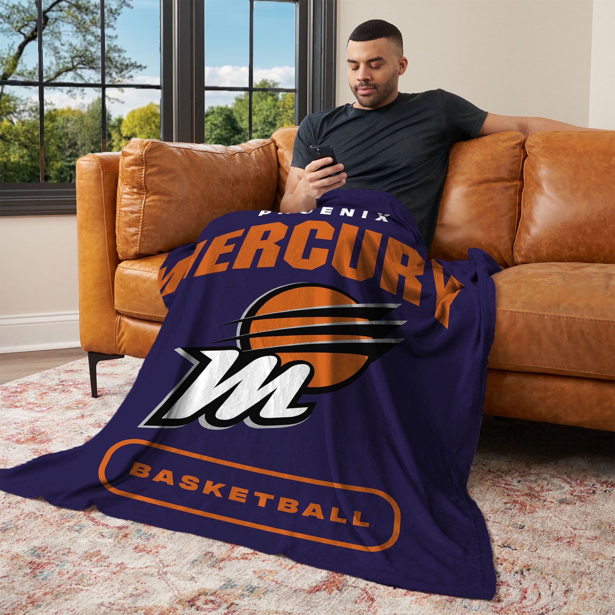 Northwest Phoenix Mercury Multi High Block Throw Blanket product image