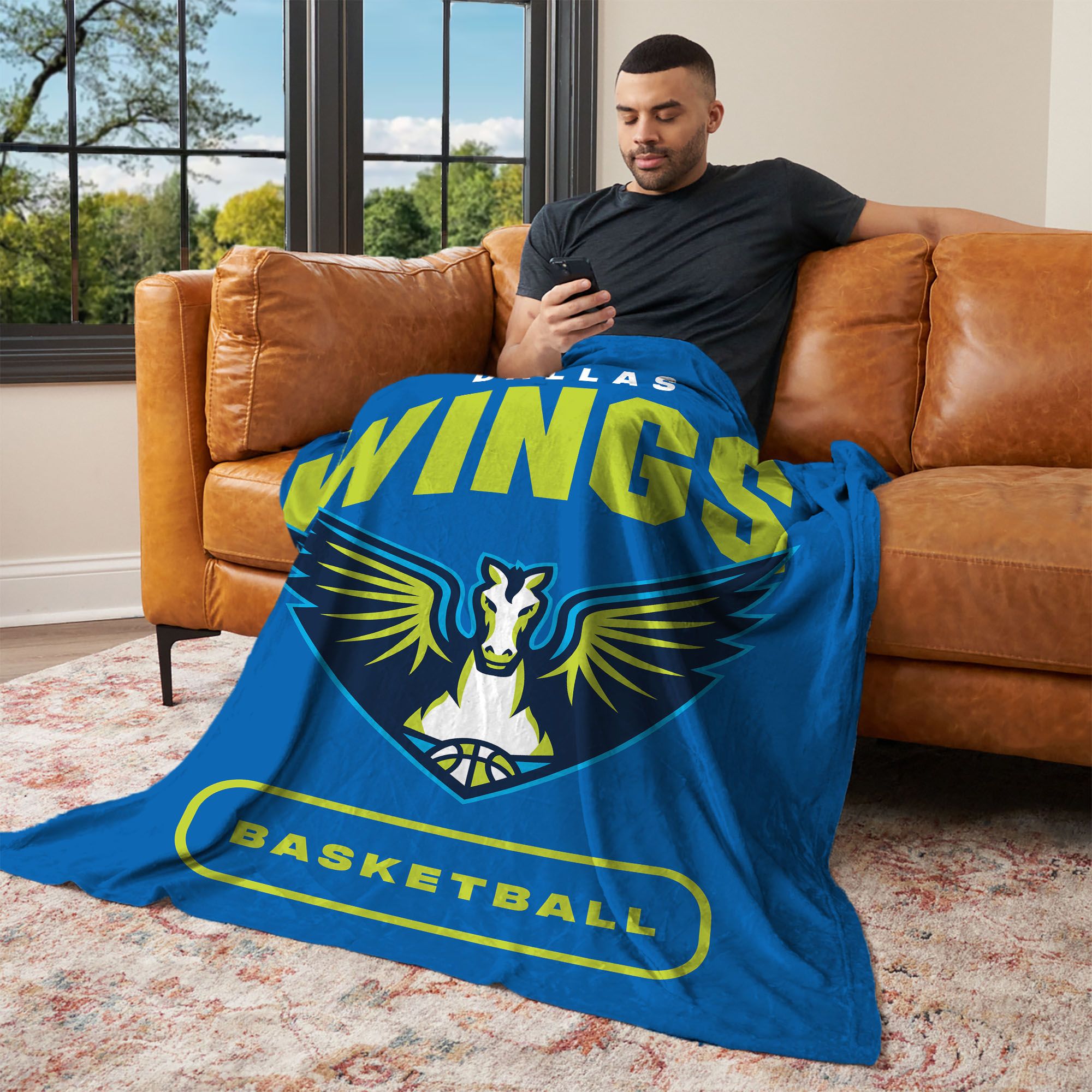 Northwest Dallas Wings Multi High Block Throw Blanket product image