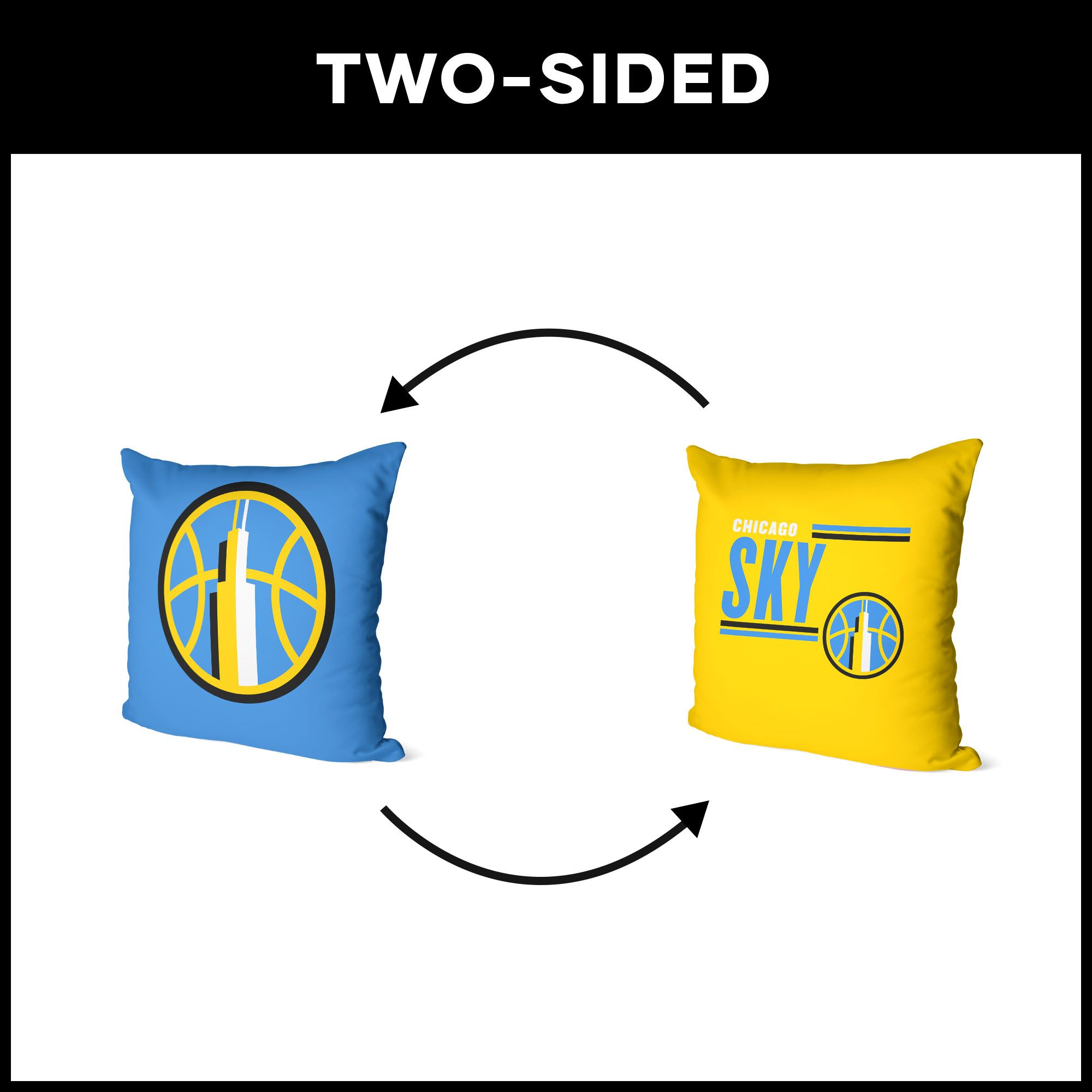 Northwest Chicago Sky Multi Double Down Pillow product image