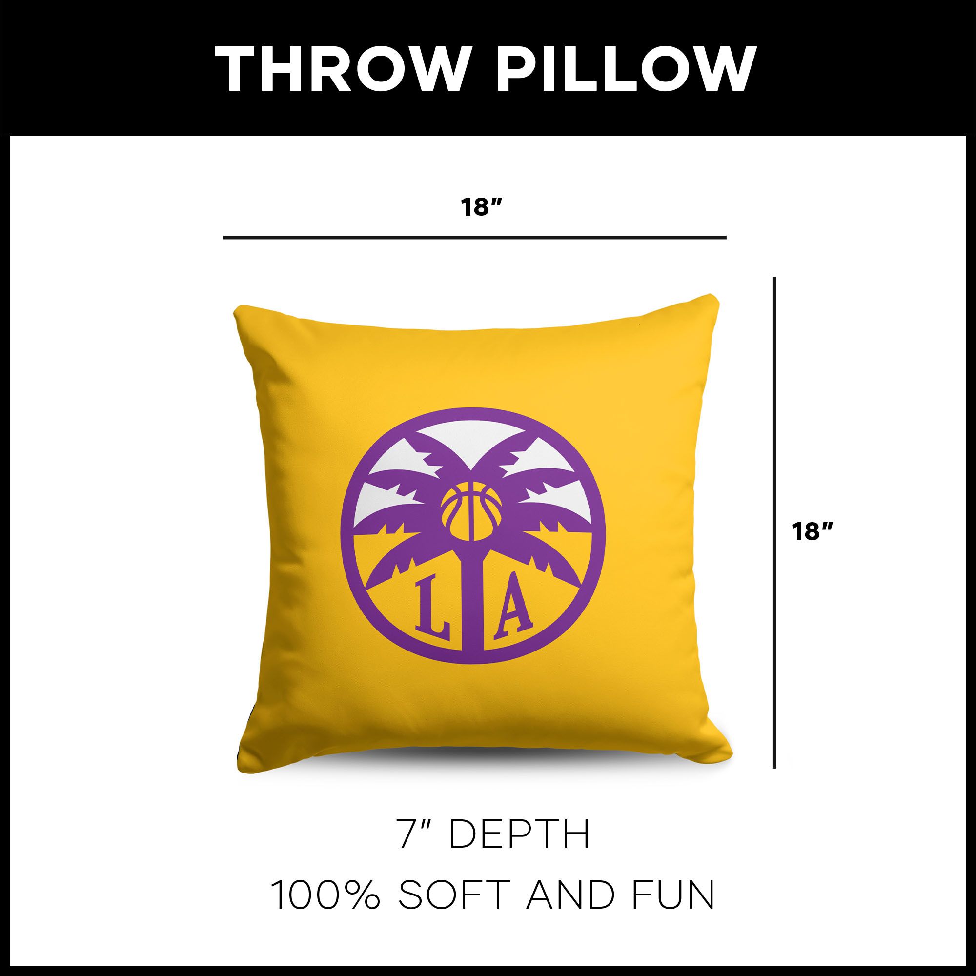 Northwest Los Angeles Sparks Multi Double Down Pillow product image