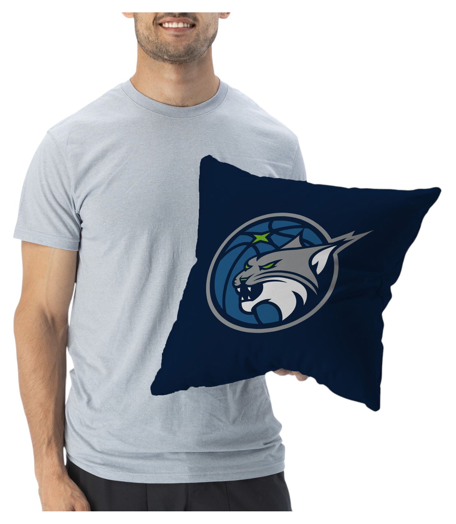 Northwest Minnesota Lynx Multi Double Down Pillow product image
