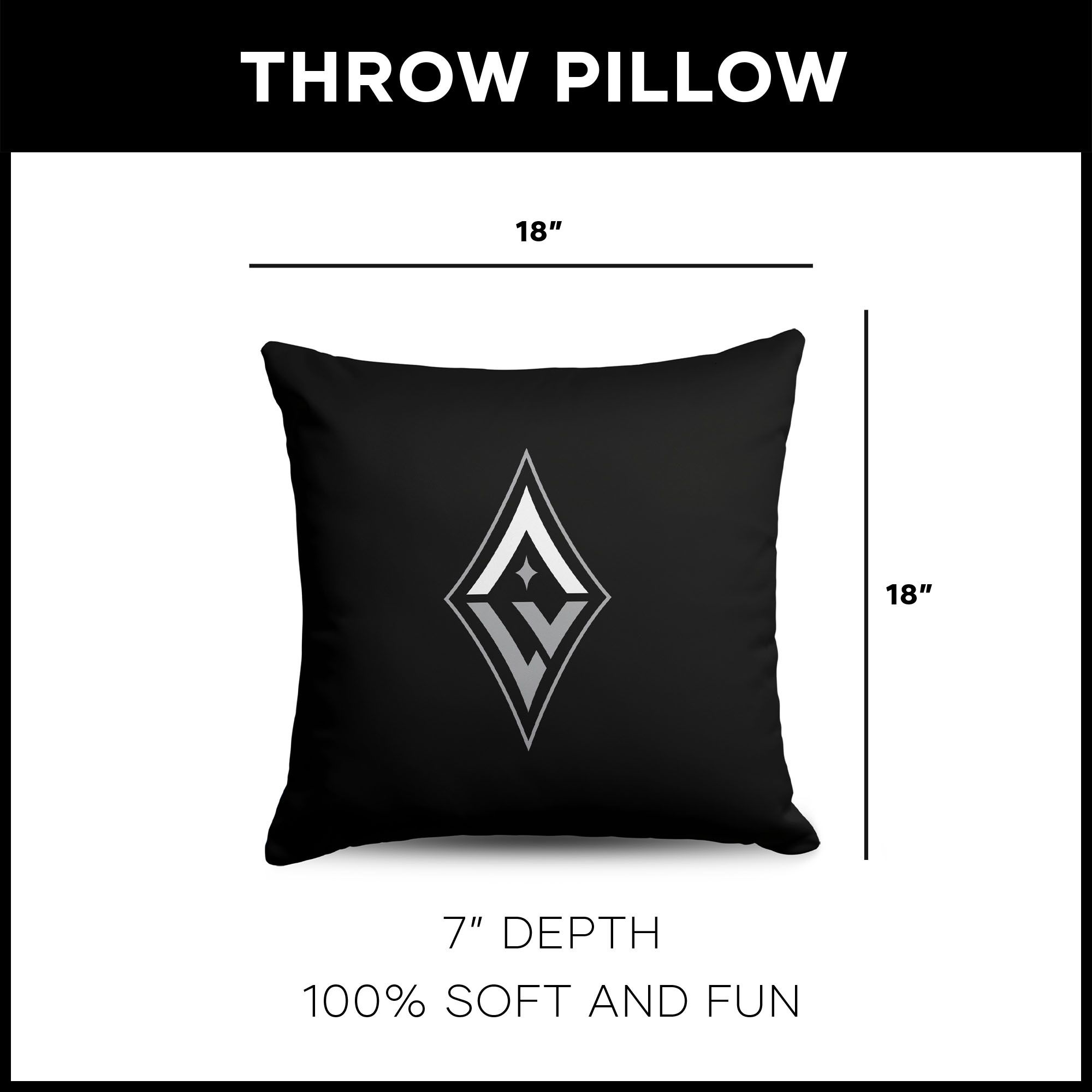 Northwest Las Vegas Aces Multi Double Down Pillow product image