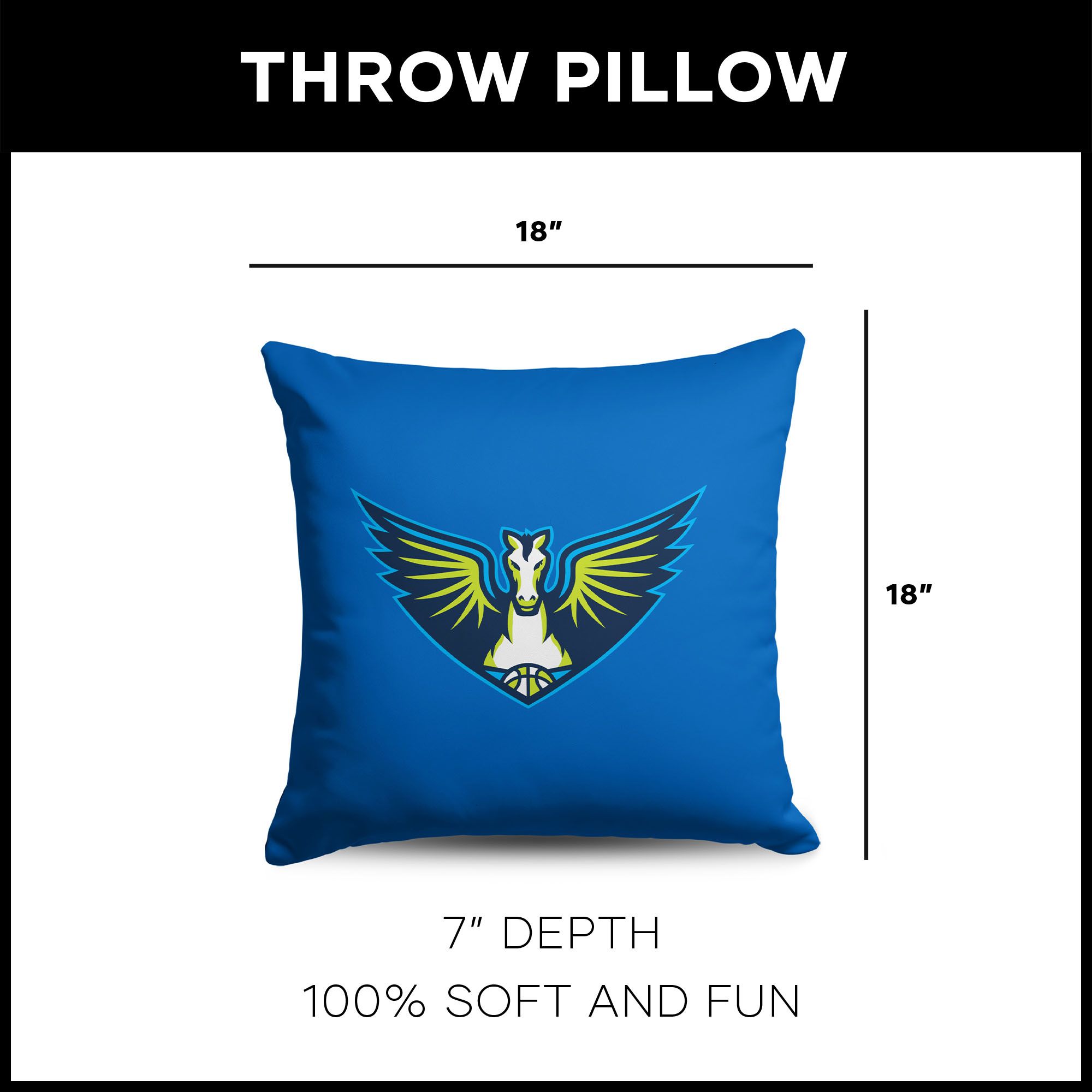 Northwest Dallas Wings Multi Double Down Pillow product image