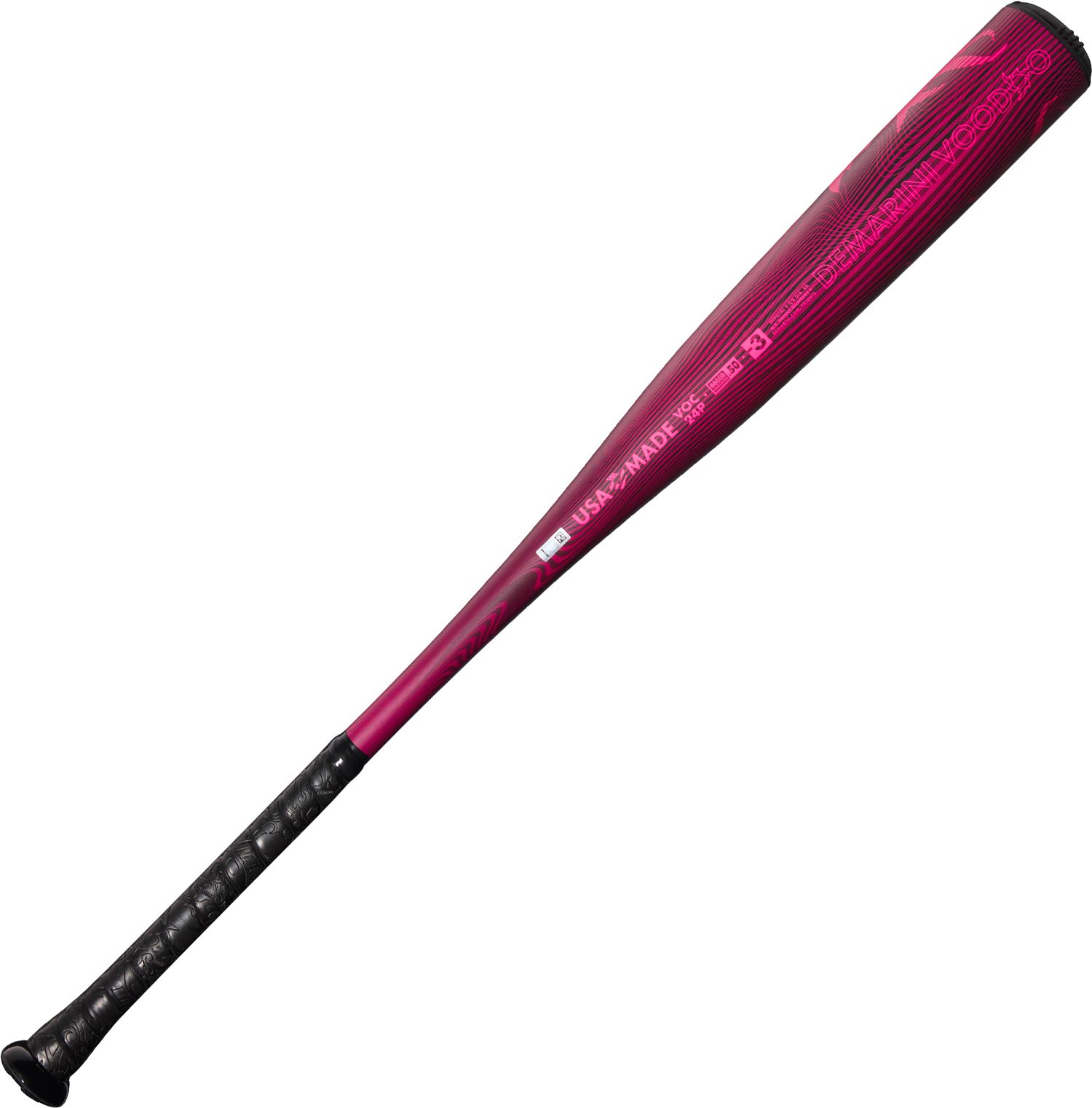 DeMarini Voodoo One Pink Limited Edition BBCOR Bat 2024 (-3)