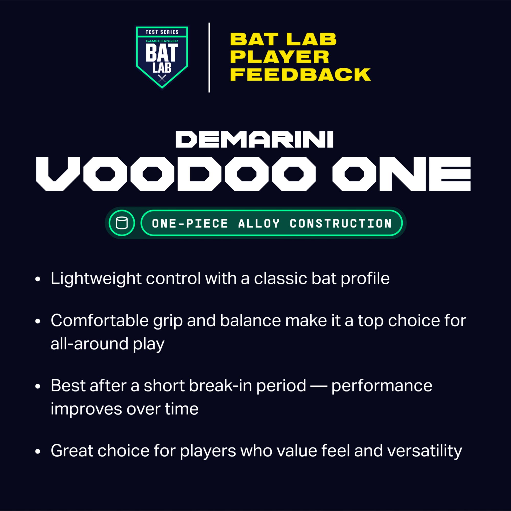 DeMarini Voodoo One Rose Gold Limited Edition BBCOR Bat 2025 (-3) product image