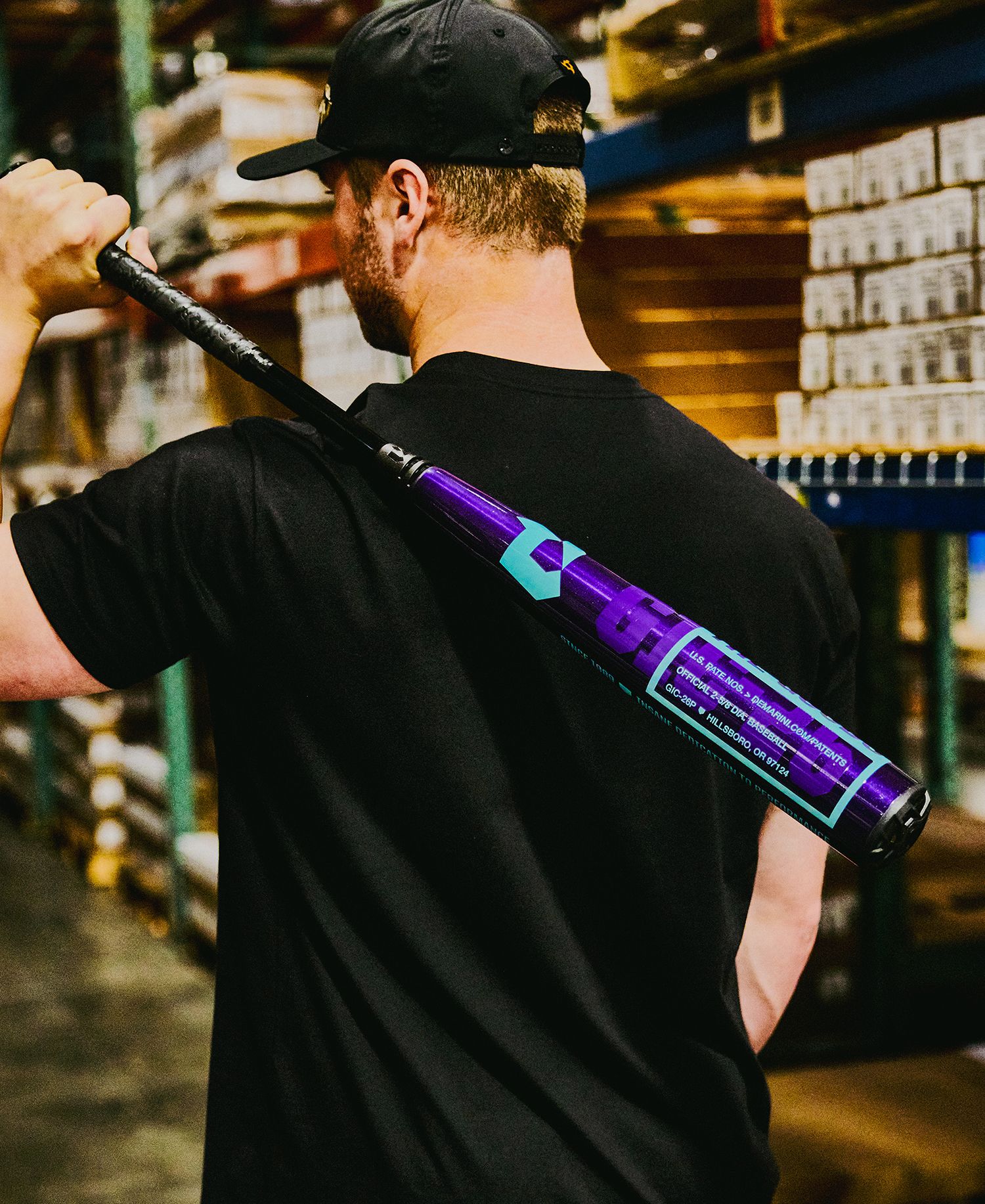 DeMarini The Goods Hybrid Royal Purple BBCOR Bat 2026 (-3) product image