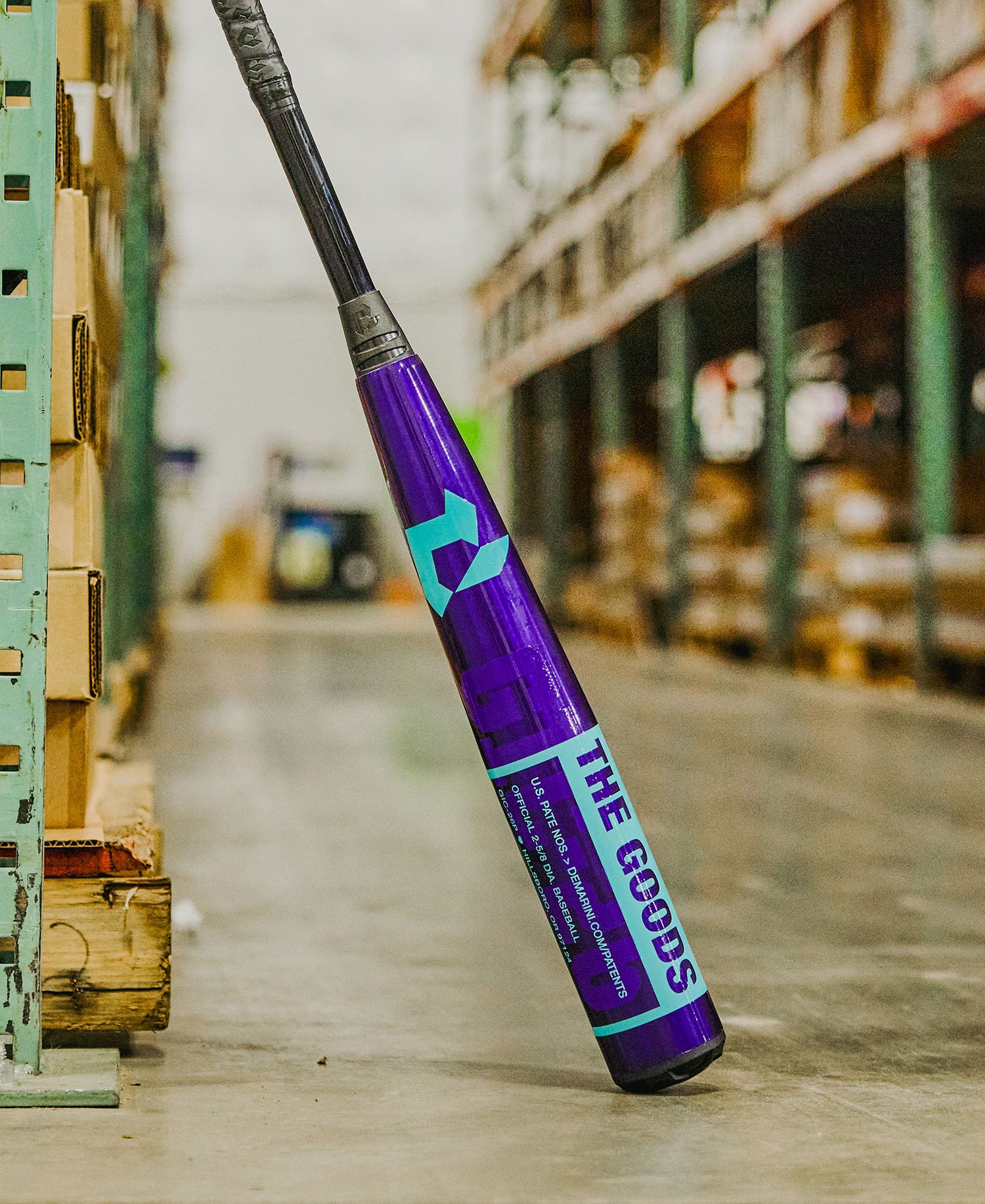 DeMarini The Goods Hybrid Royal Purple BBCOR Bat 2026 (-3) product image