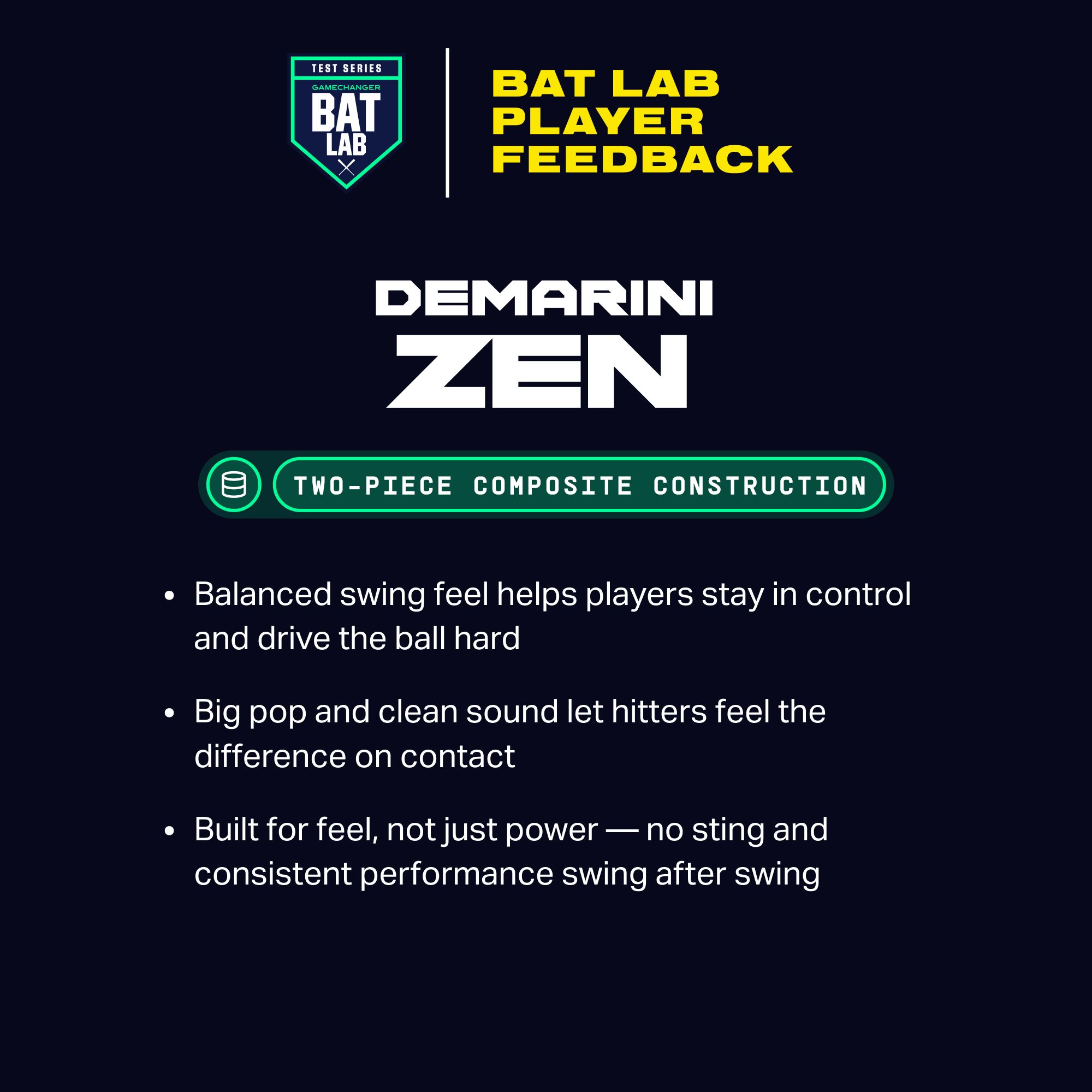 DeMarini Zen Oil Slick 2¾'' USSSA Bat 2026 (-5) product image