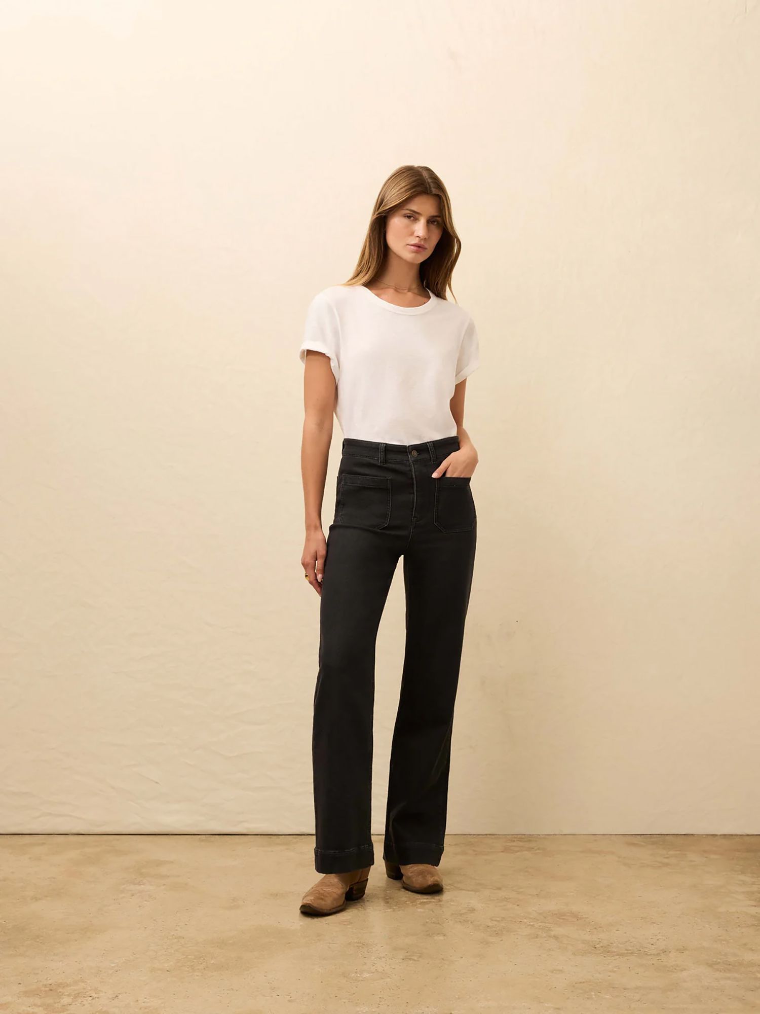 Faherty Women's Stretch Terry Ankle Pants product image