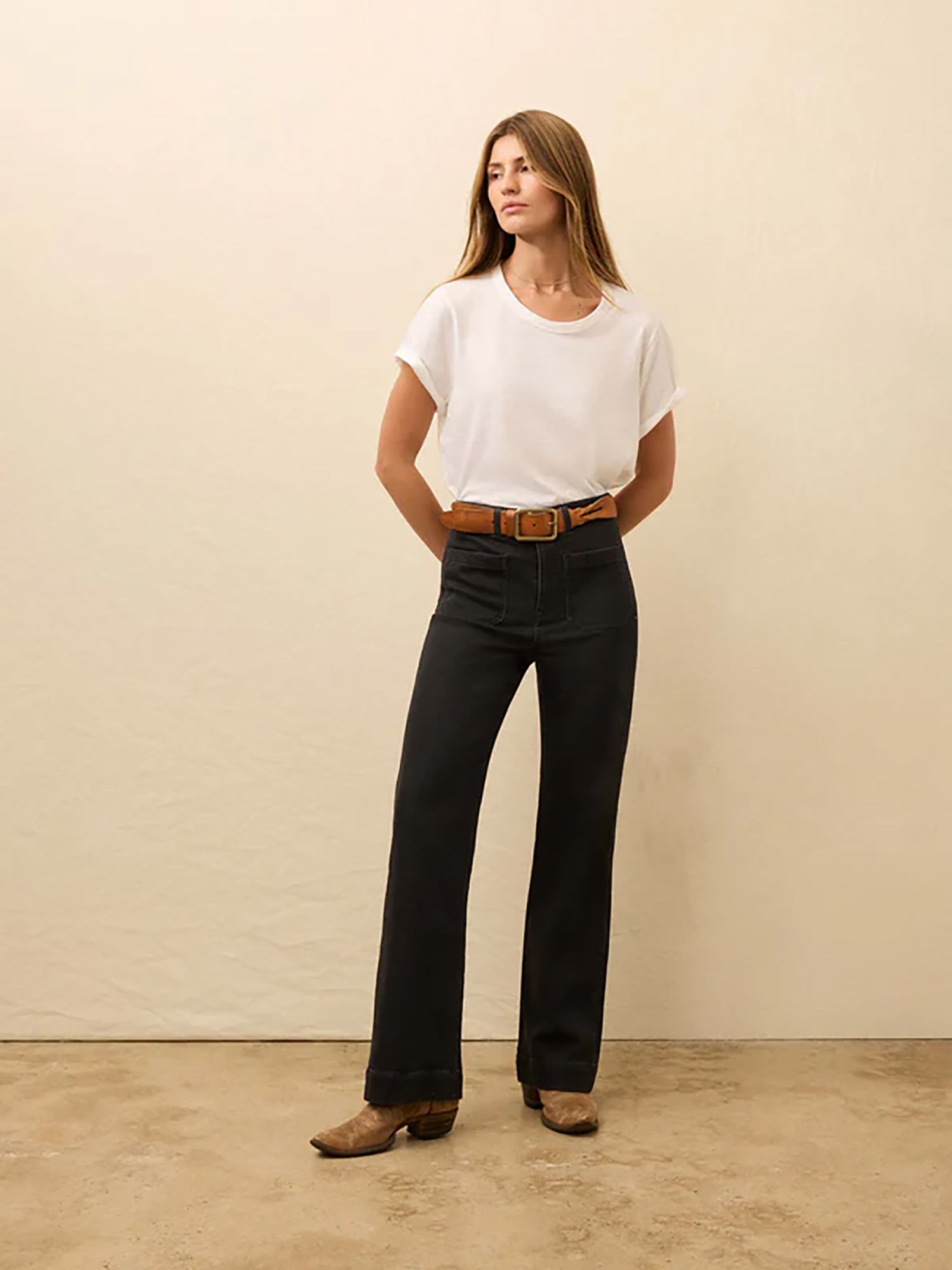 Faherty Women's Stretch Terry Ankle Pants product image