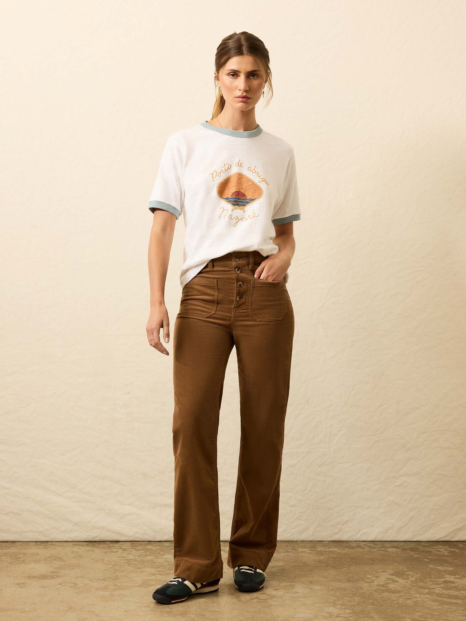 Faherty Women's Stretch Terry Cord Pants product image