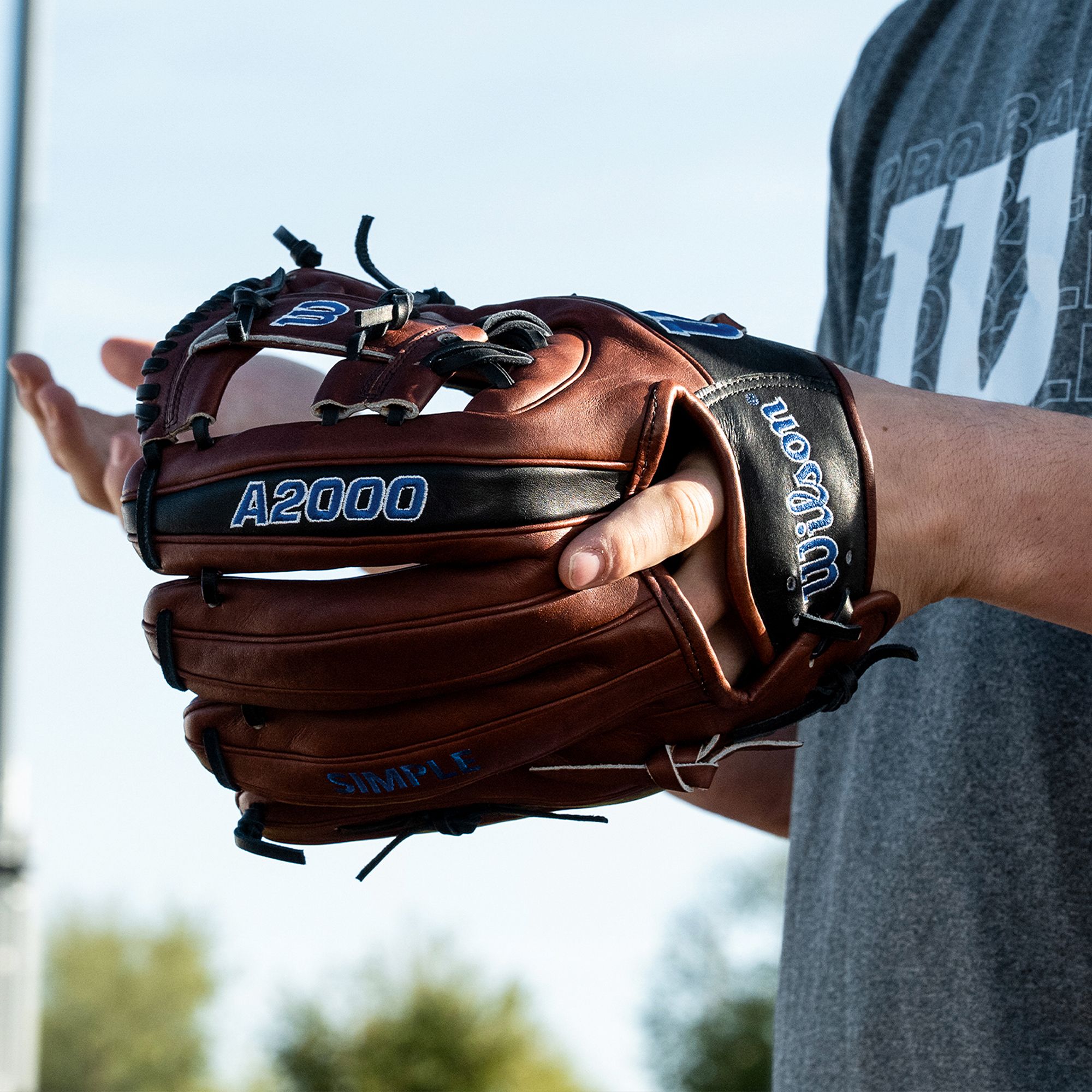 Wilson 11.75" BWJ7GM Bobby Witt Jr. A2000 Series Game Model Glove product image