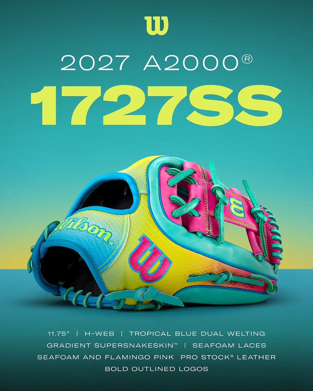 Wilson 11.5" Leadoff Collection 1727SS A2000 Series Glove product image