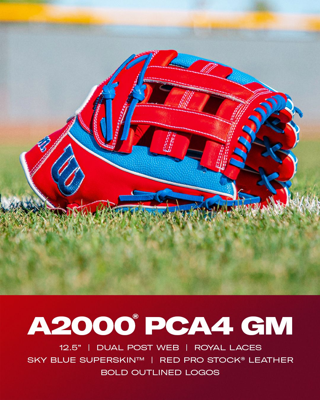 Wilson 12.5" Leadoff Collection PCA4 Pete Crow-Armstrong A2000 Series Game Model Glove product image