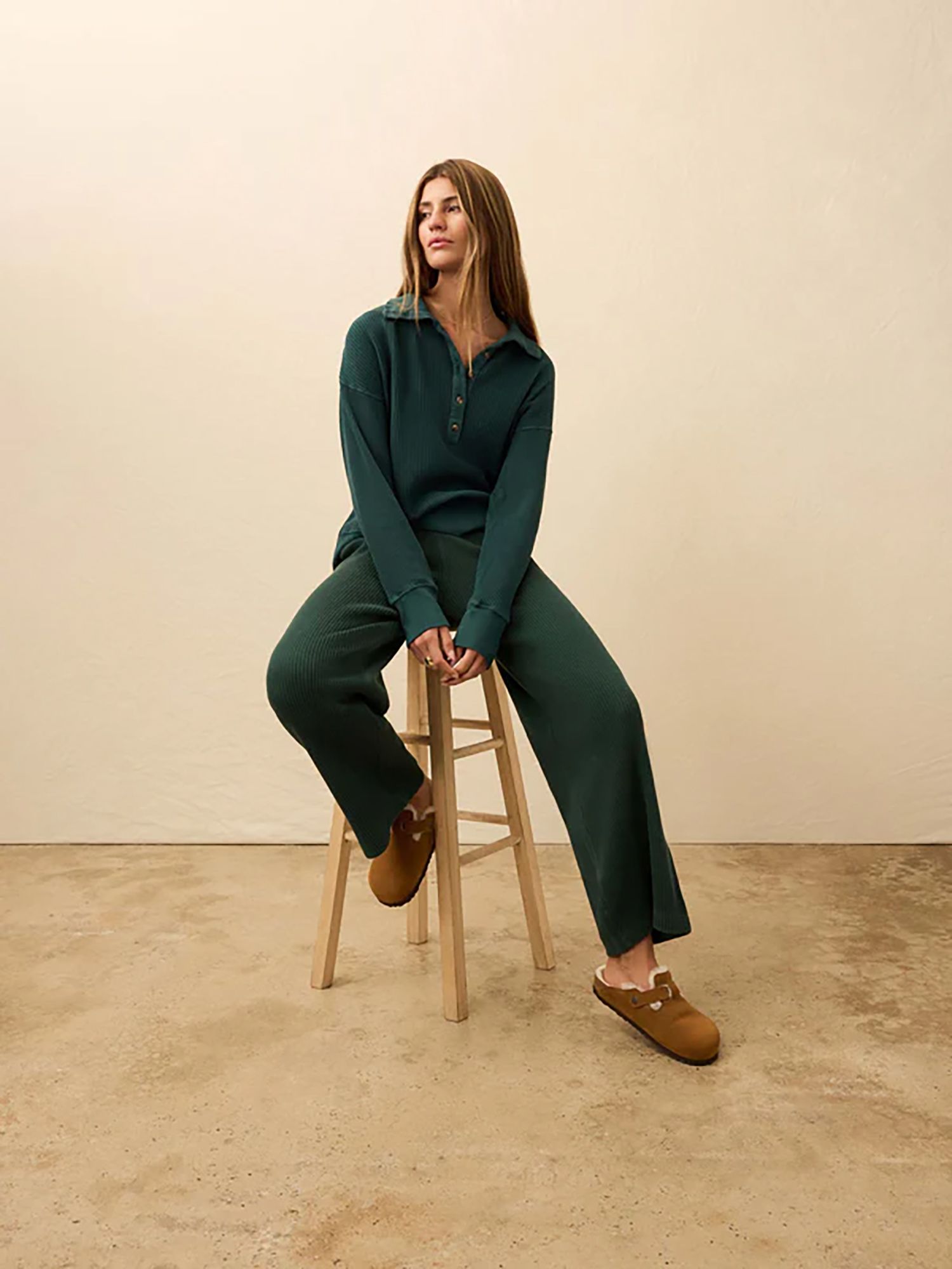 Faherty Women's Apres Waffle Pants product image