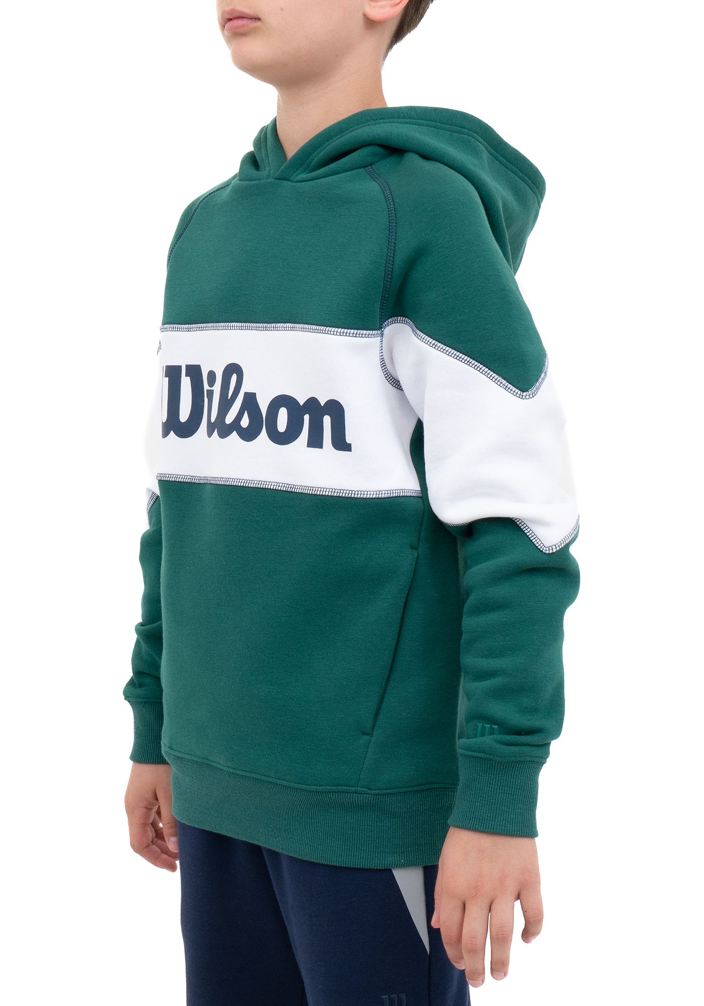 Wilson fleece colorblock hoodie sales